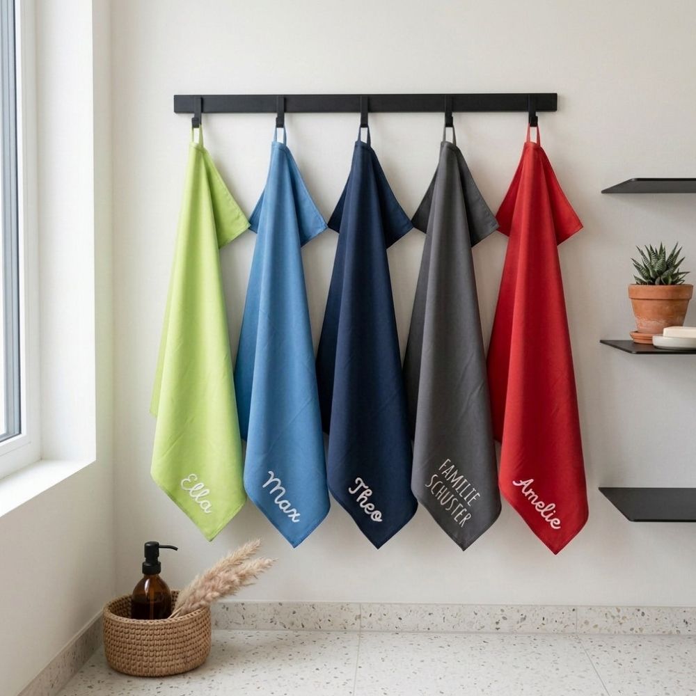 Mikrofaser Handtuch 70x120 cm personalisiert - wunderwunsch