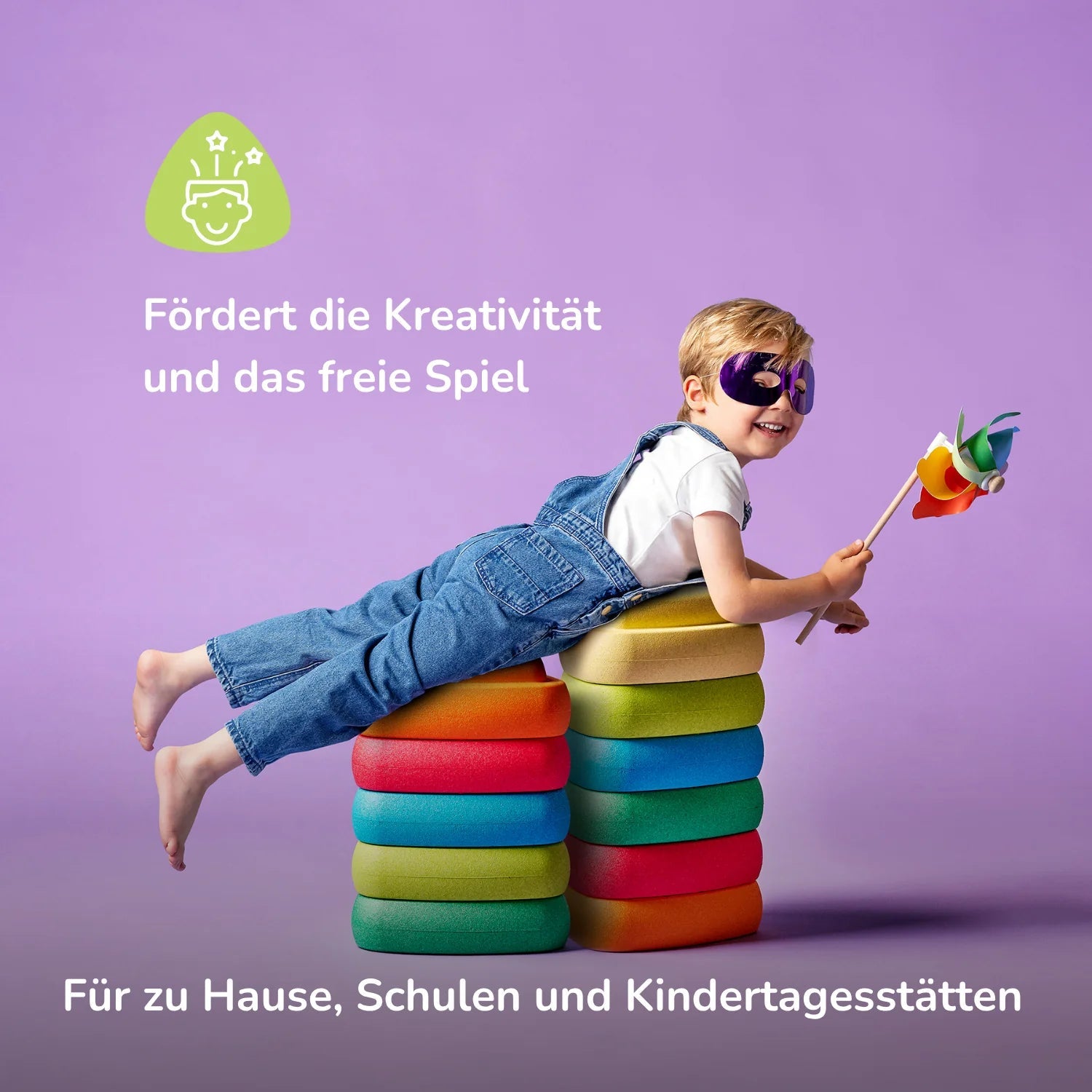 NATTOU Blocky Balance Spielsteine 6er Set - wunderwunsch