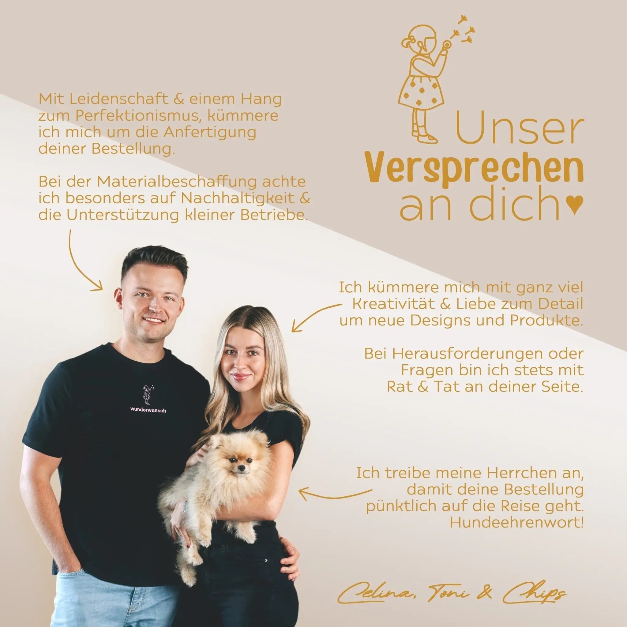Osterkörbchen Weide mit Stoffeinsatz personalisiert - wunderwunsch