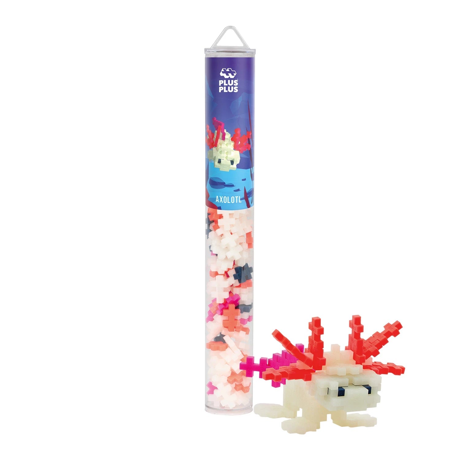 PLUS PLUS 100 Kreativ Bausteine Axolotl - wunderwunsch