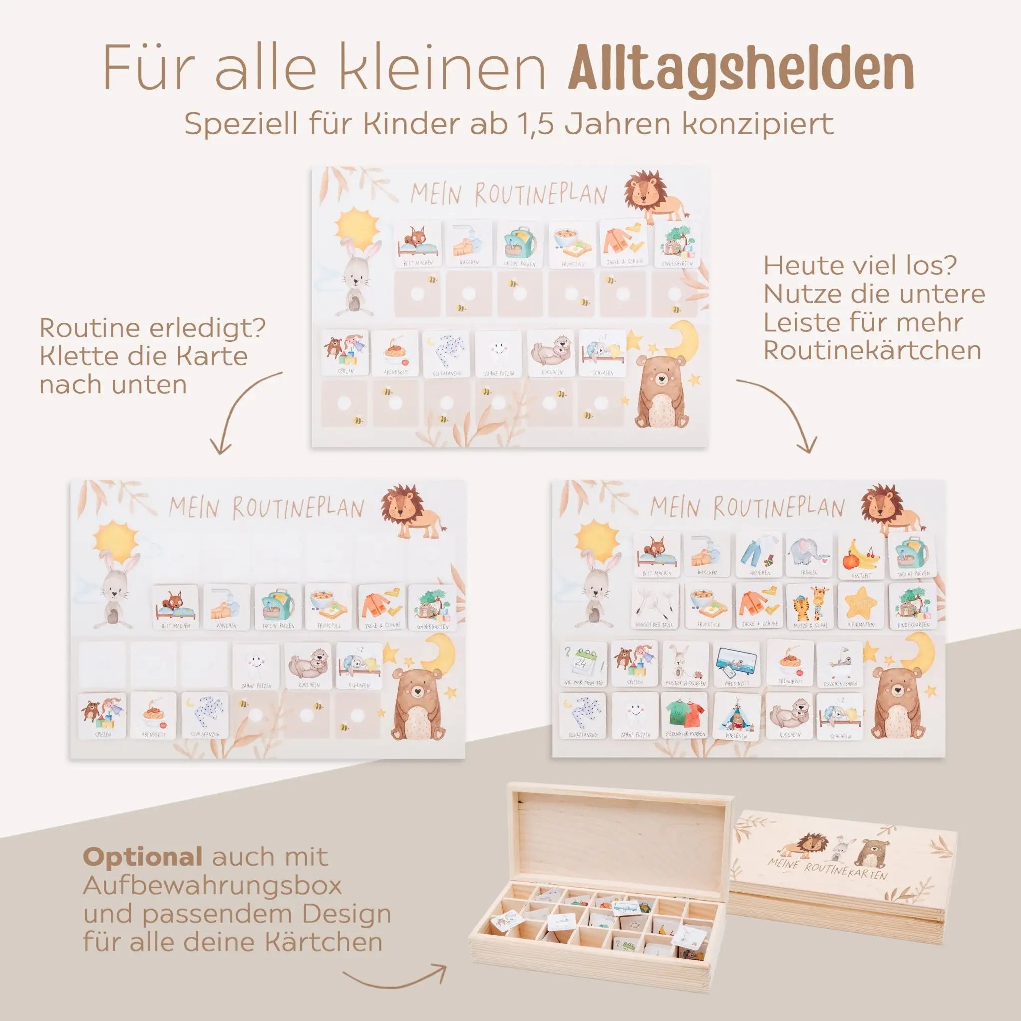 Routineplan "Tiere Boho" - wunderwunsch