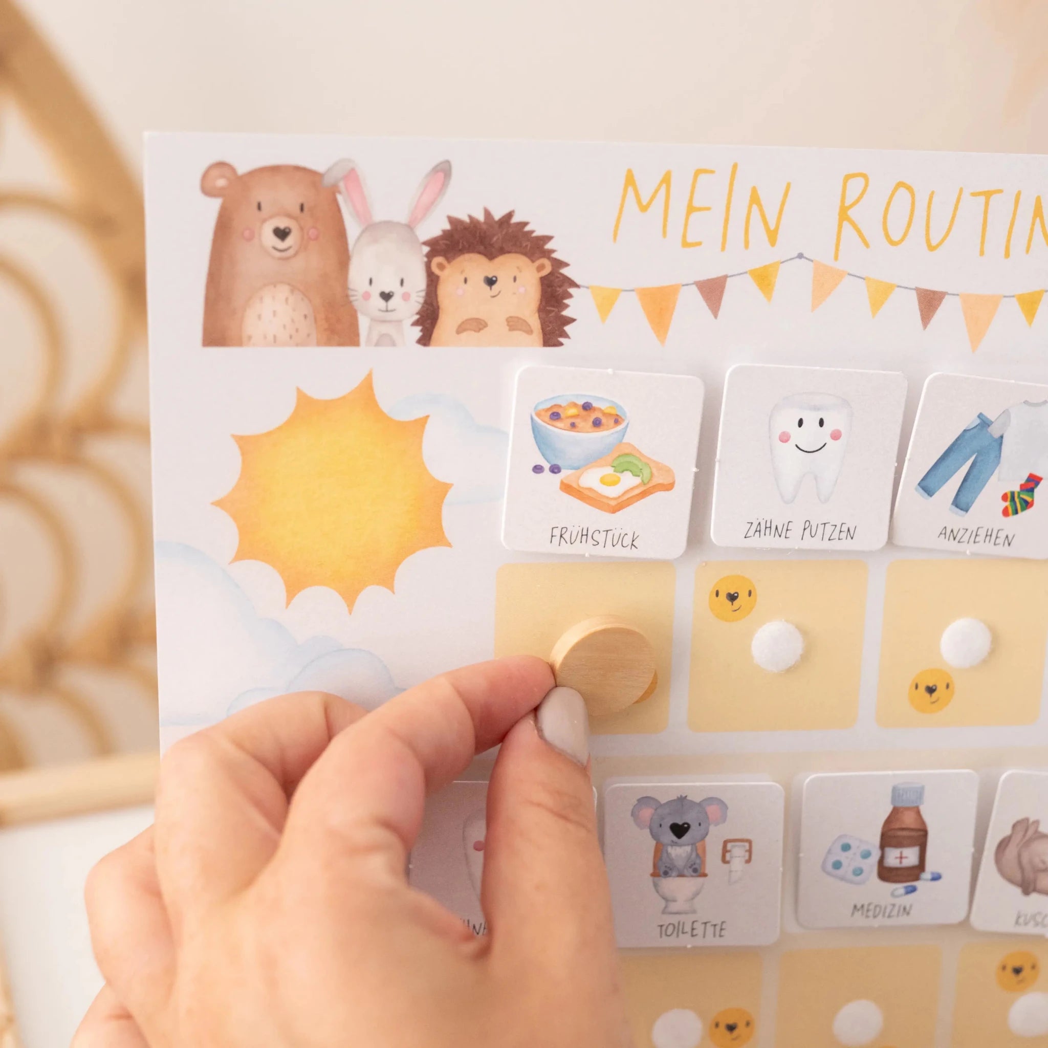 Routineplan "Tiere Boho" - wunderwunsch