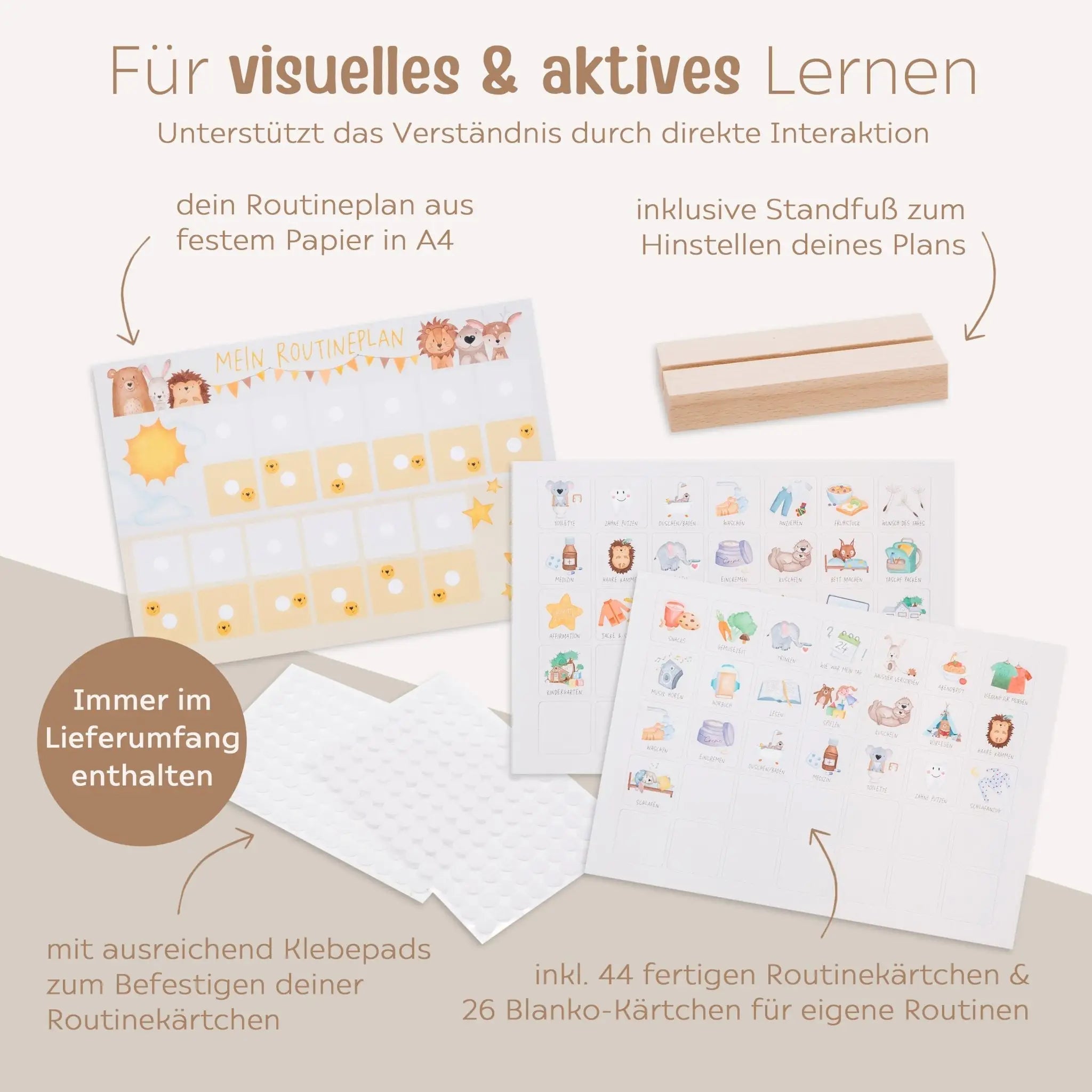 Routineplan "Tiere Girlande" - wunderwunsch