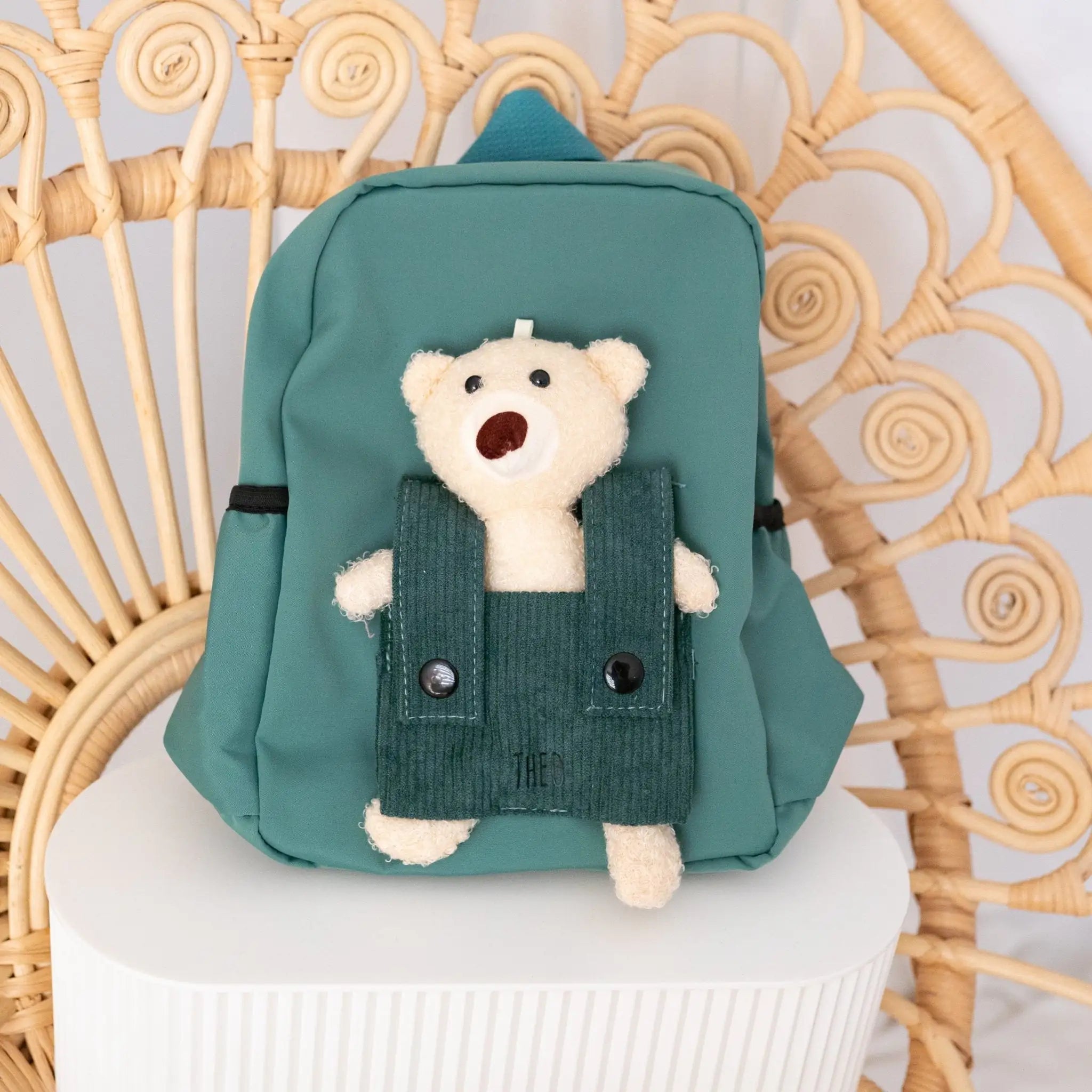 Rucksack mit Teddy - personalisiert - wunderwunsch
