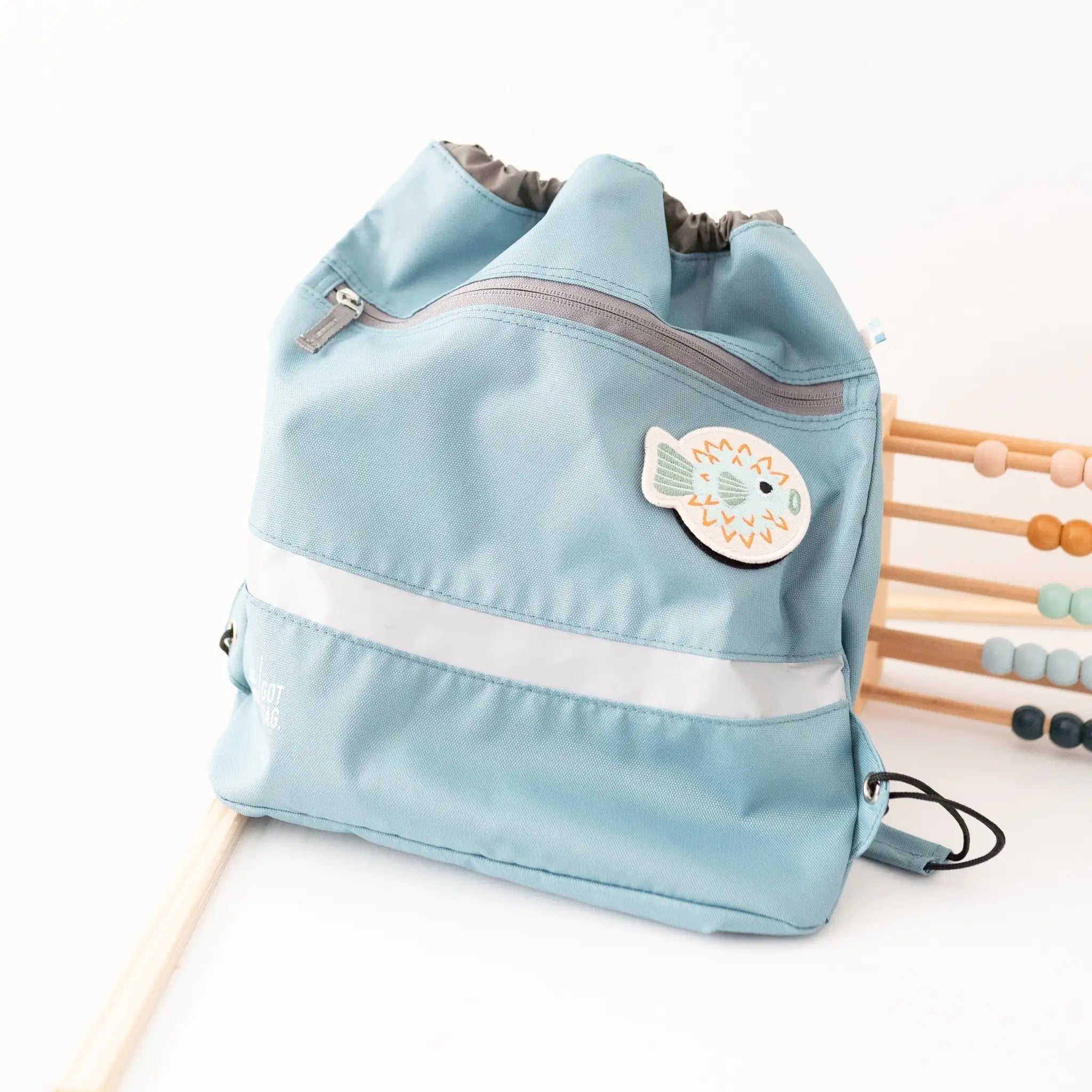 SCHOOL MOOD Schulranzen Set Ocean - Blau - wunderwunsch