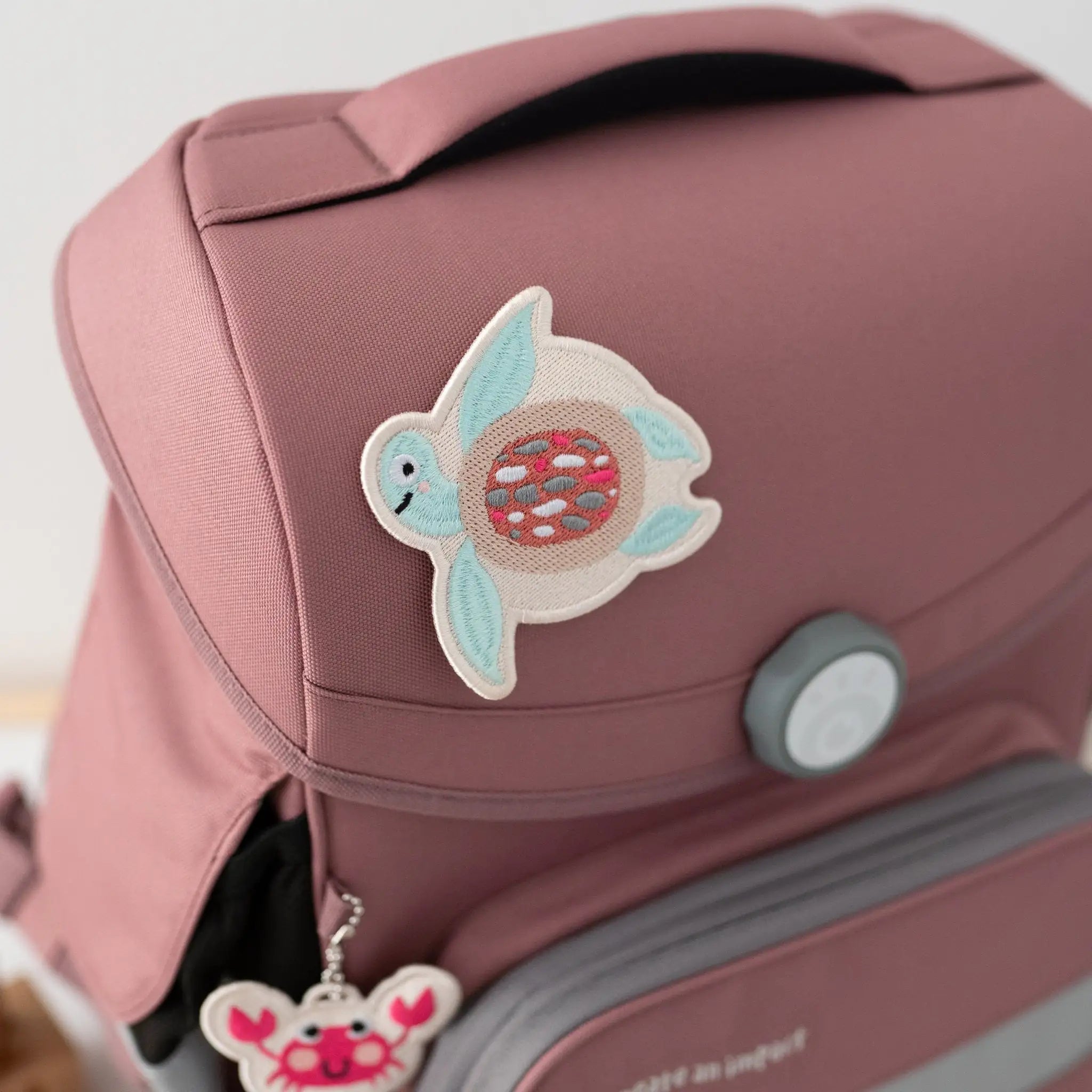 SCHOOL MOOD Schulranzen Set Ocean - Rosa - wunderwunsch