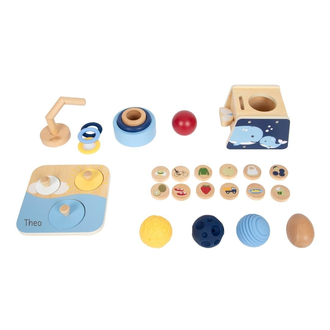 SMALL FOOT Baby-Box - 10 - 12 Monate „Ordnen & Sortieren“ - wunderwunsch