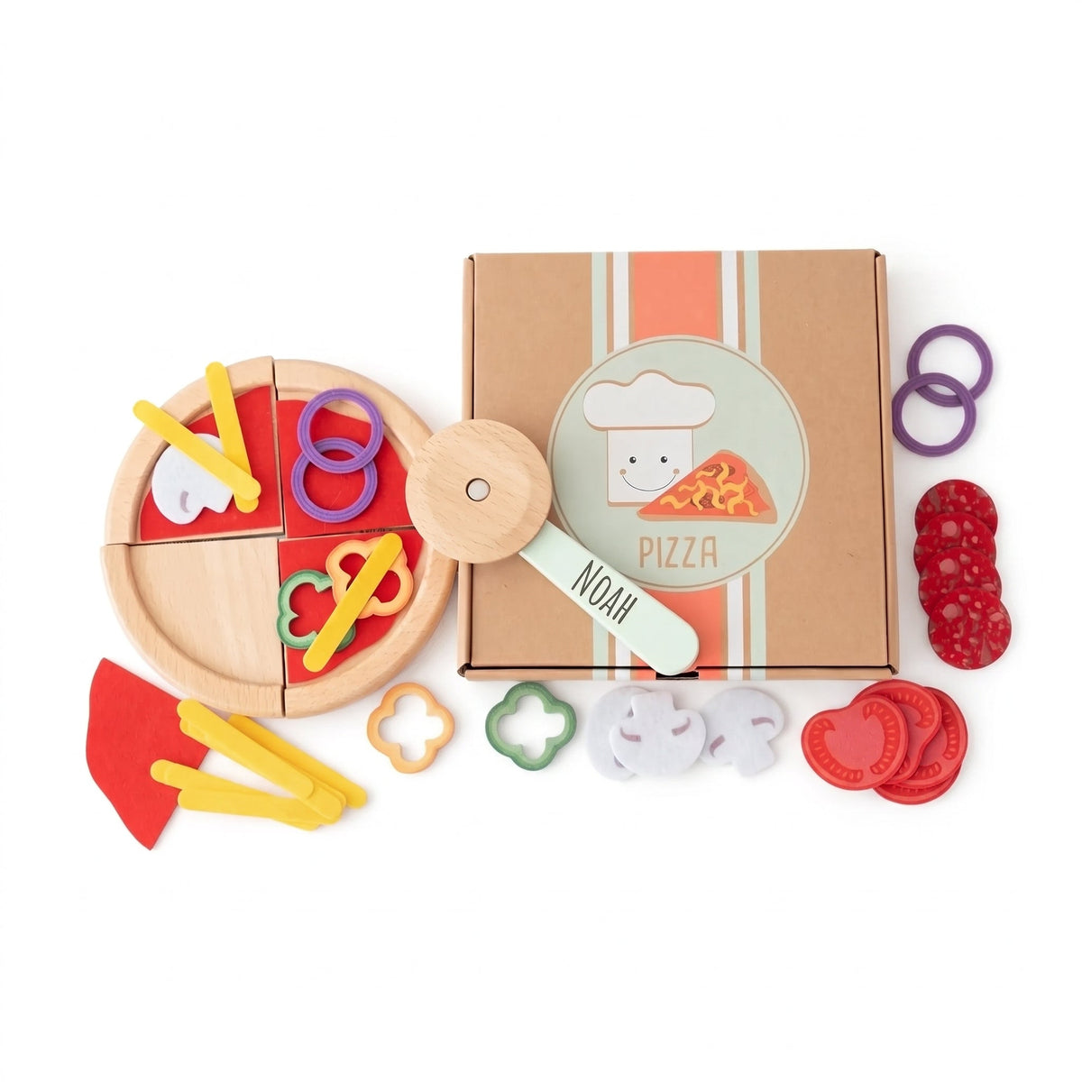 SMALL FOOT Pizza-Set personalisierbar - wunderwunsch