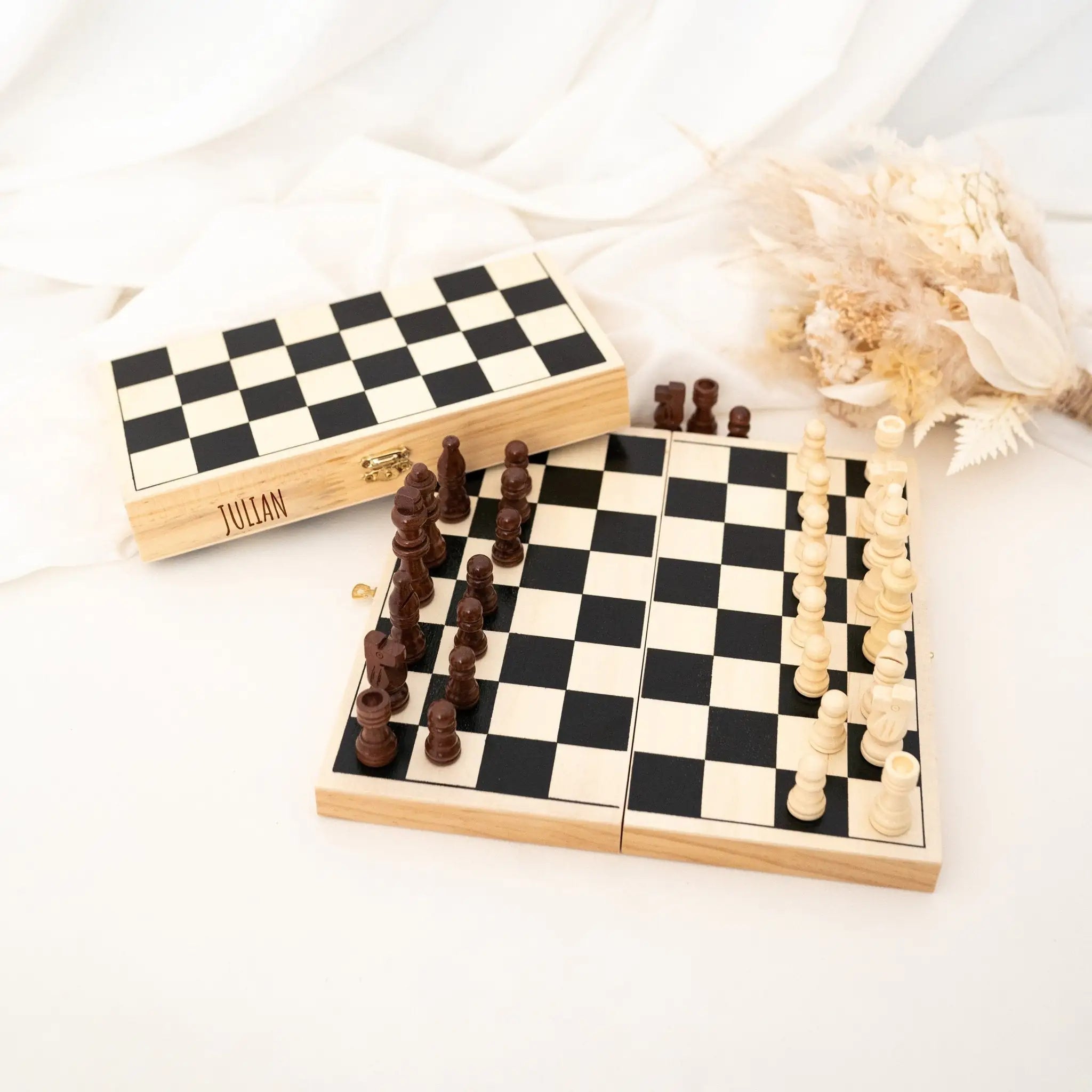 SMALL FOOT Schach Spiel "Standard" personalisierbar - wunderwunsch