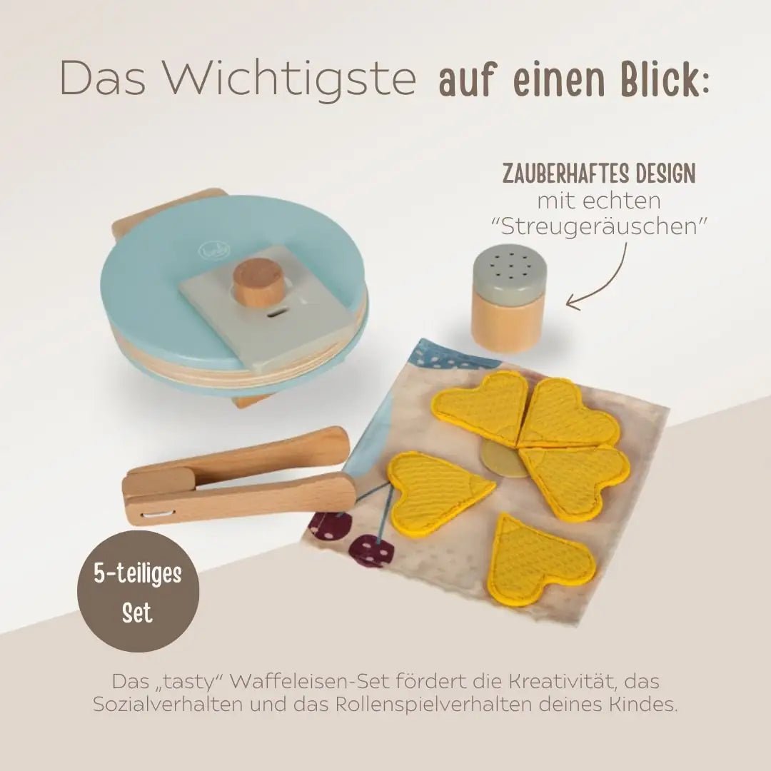 SMALL FOOT Waffeleisen personalisierbar - wunderwunsch