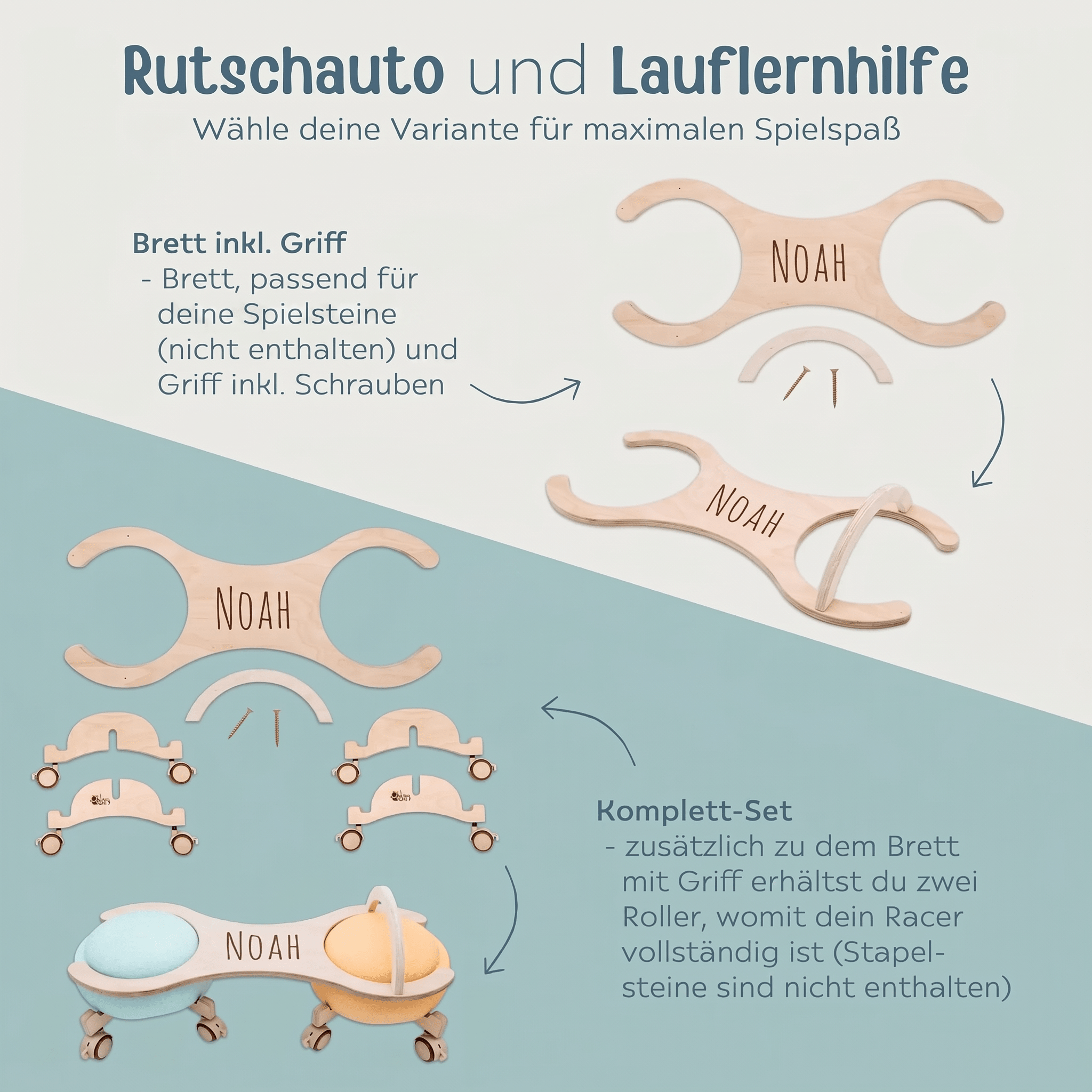 STAPELWELT Abenteuer Racer aus Holz - wunderwunsch