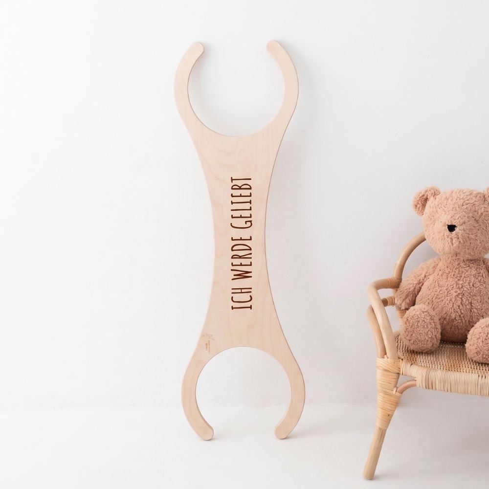 STAPELWELT Abenteuerbrücke aus Holz - Affirmationen - wunderwunsch