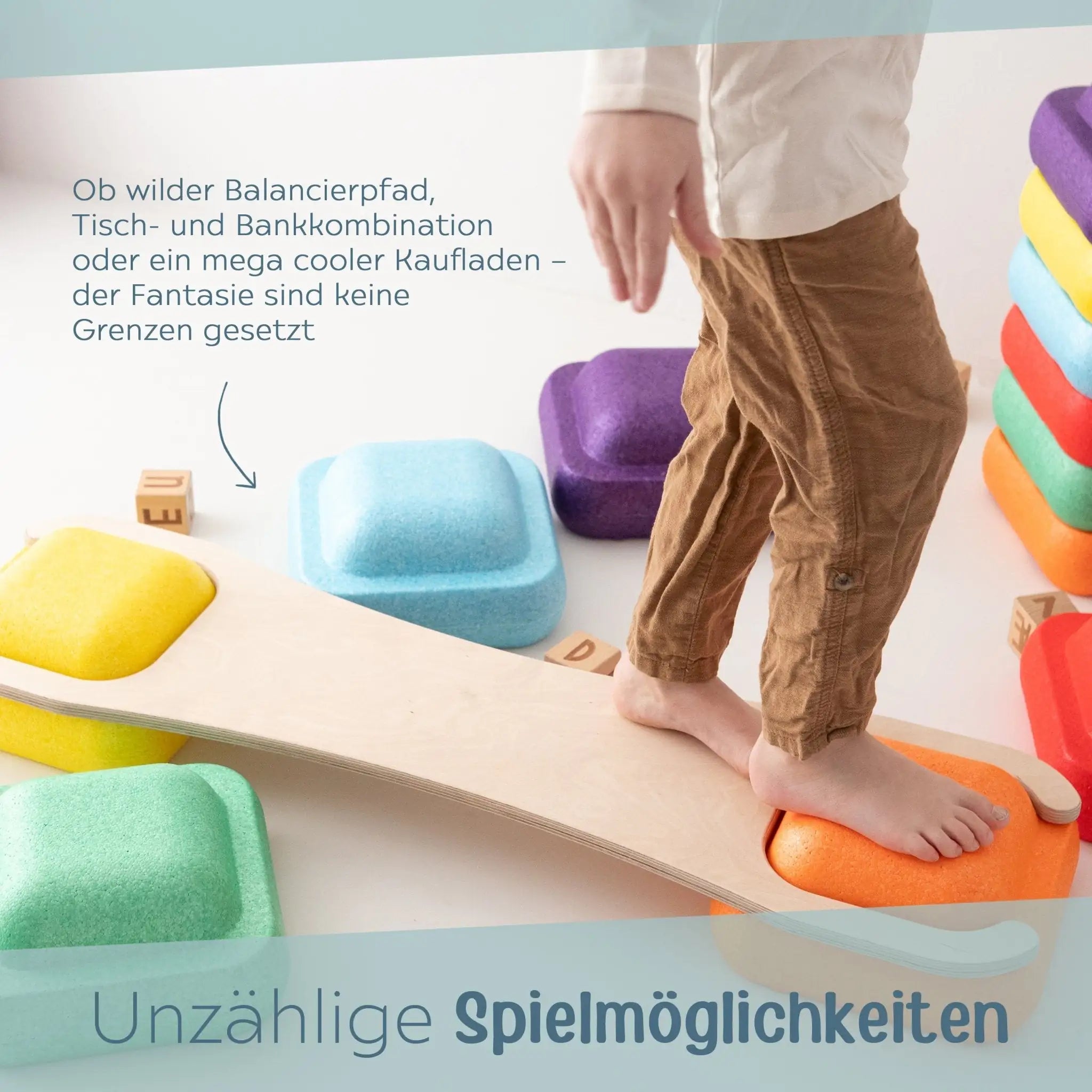 STAPELWELT Abenteuerbrücke für Amazon & Smyths Toys Balanciersteine - wunderwunsch