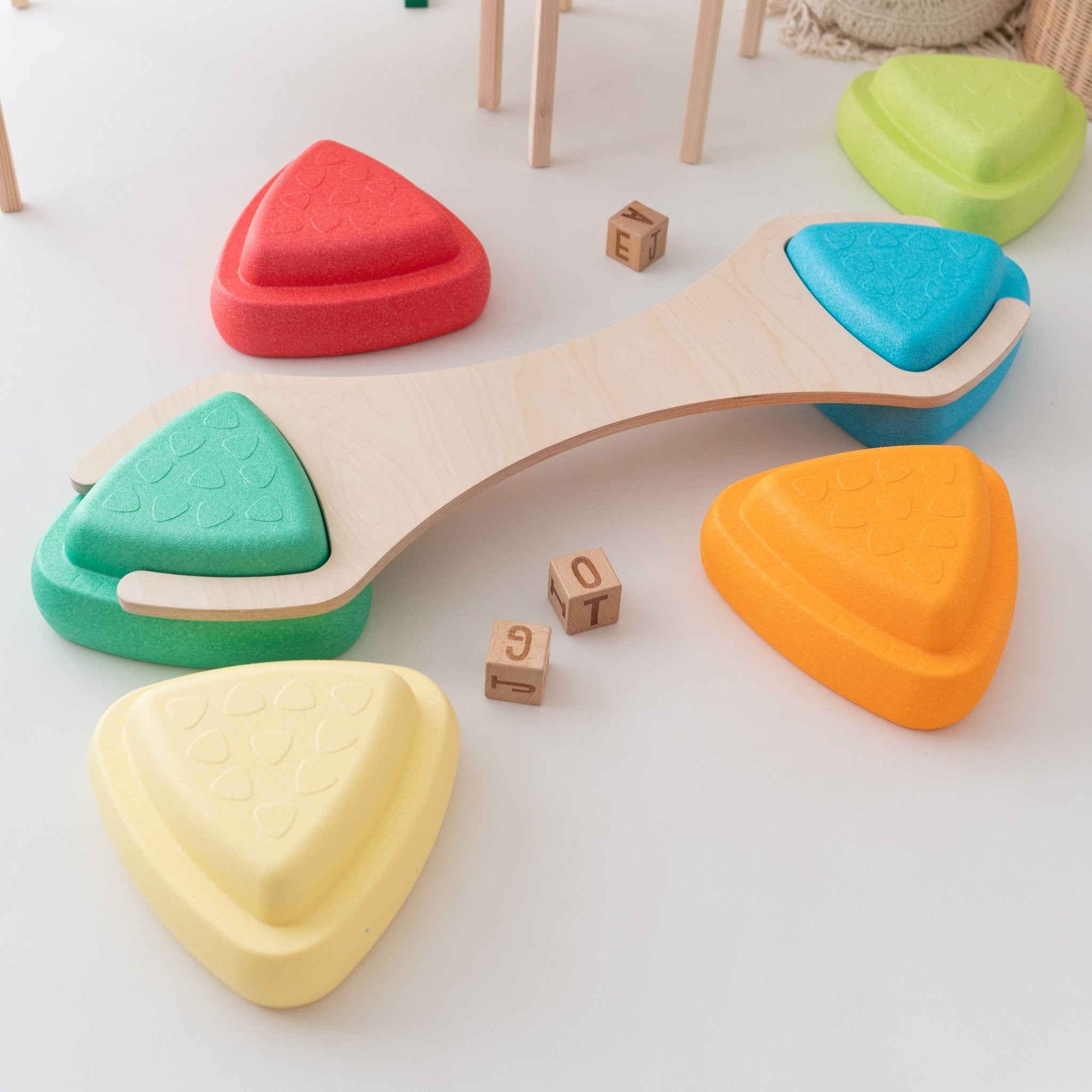 STAPELWELT Abenteuerbrücke für NATTOU Blocky Balance Spielsteine - wunderwunsch