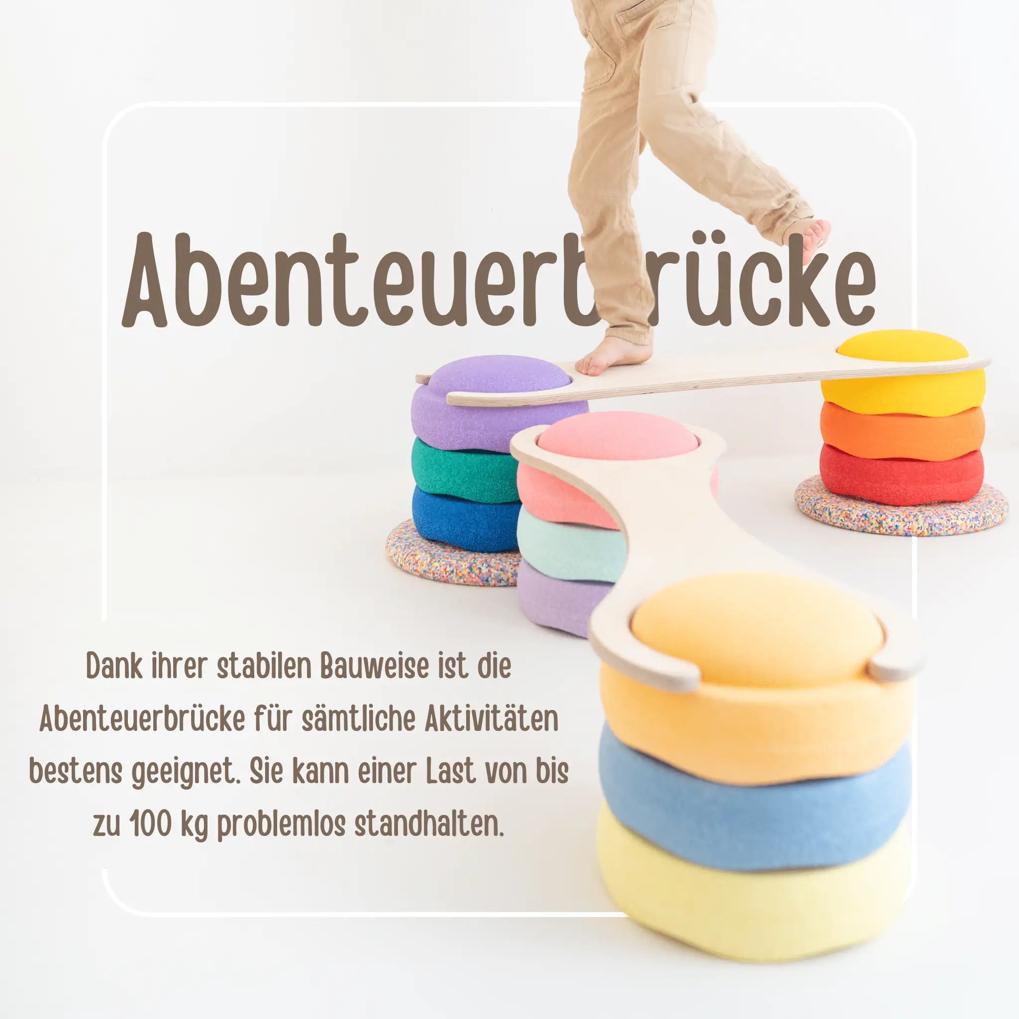 STAPELWELT Abenteuerbrücke für stapelstein® - Tier Aquarell - wunderwunsch