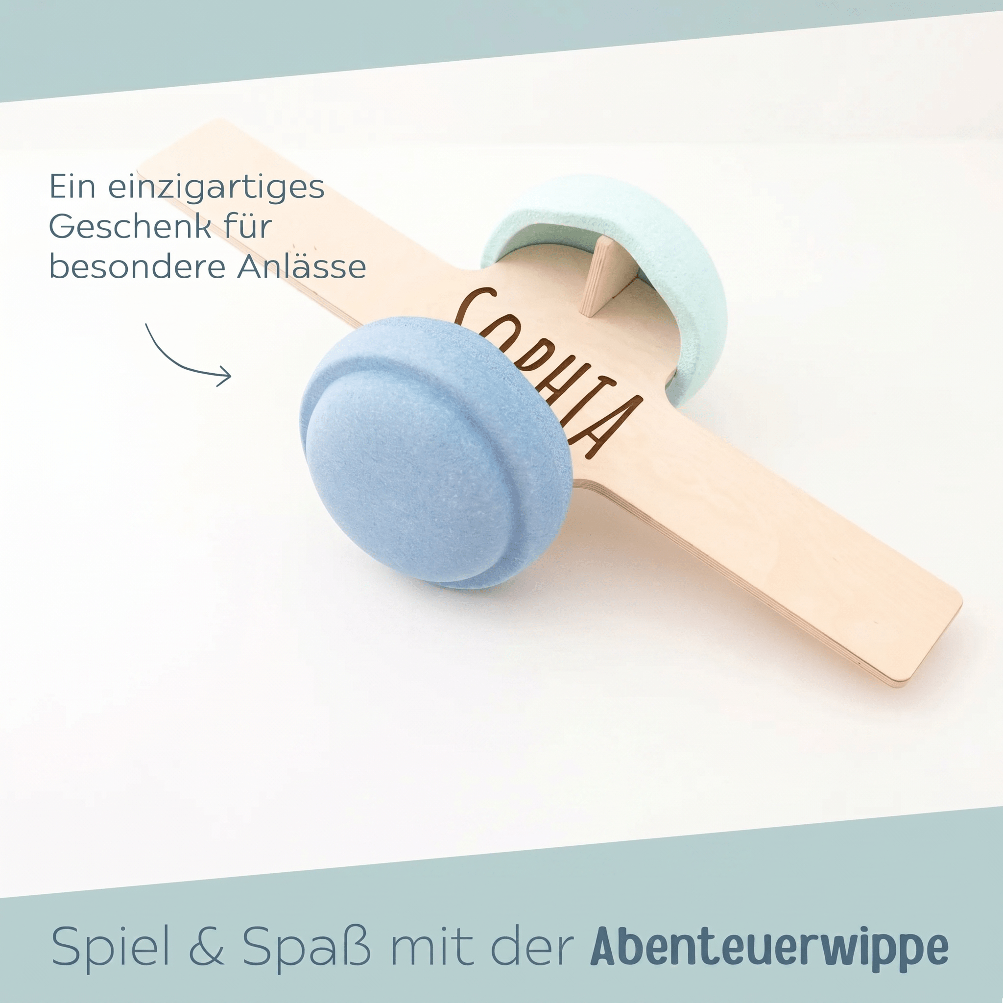 STAPELWELT Abenteuerwippe aus Holz - wunderwunsch