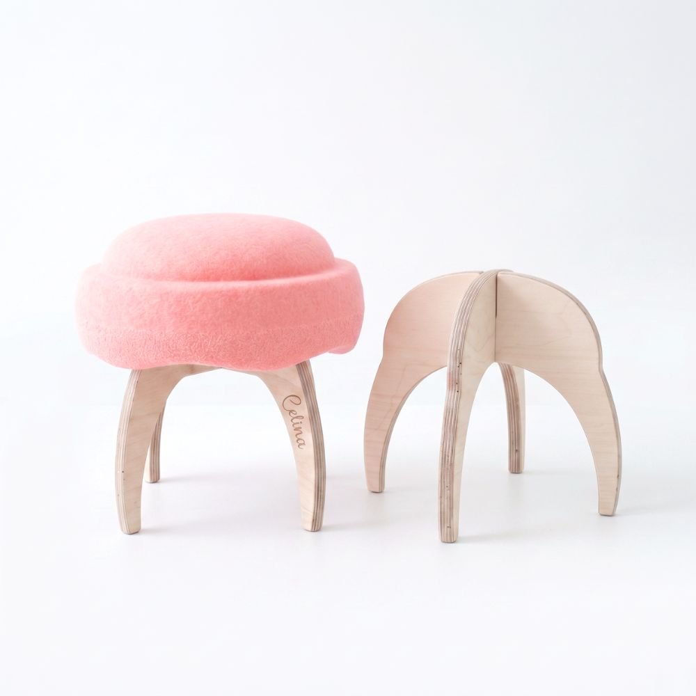 STAPELWELT Hocker aus Holz - wunderwunsch