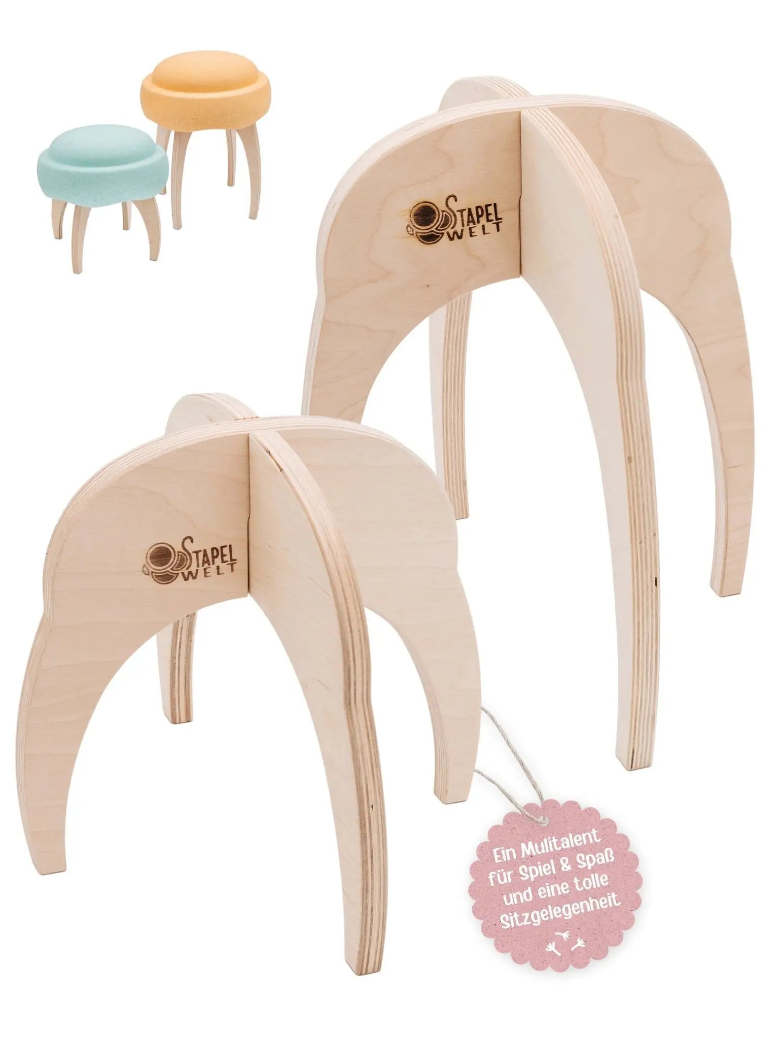 STAPELWELT Hocker für stapelstein® - wunderwunsch