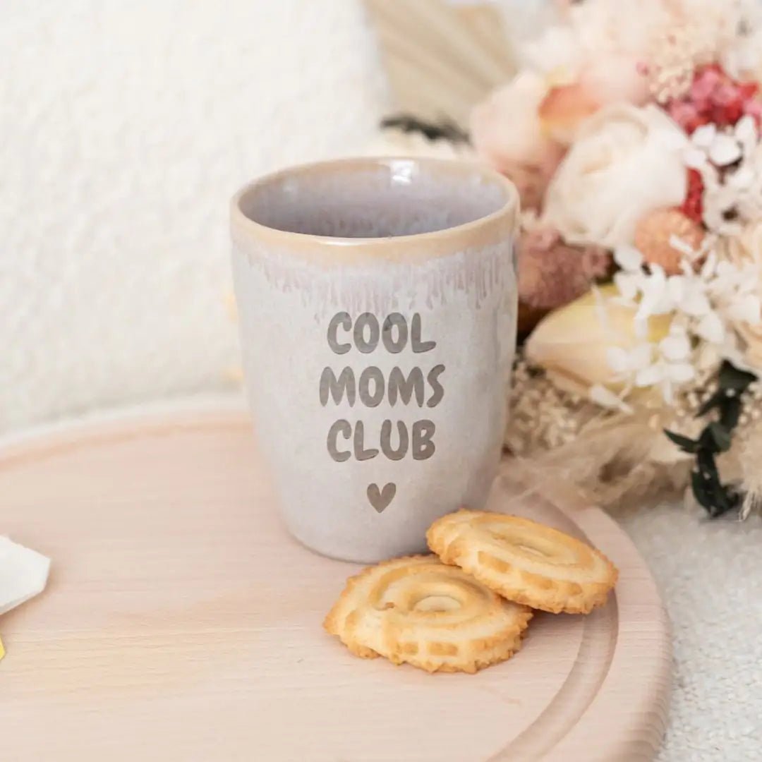 Steingut Becher - Moms Club - wunderwunsch