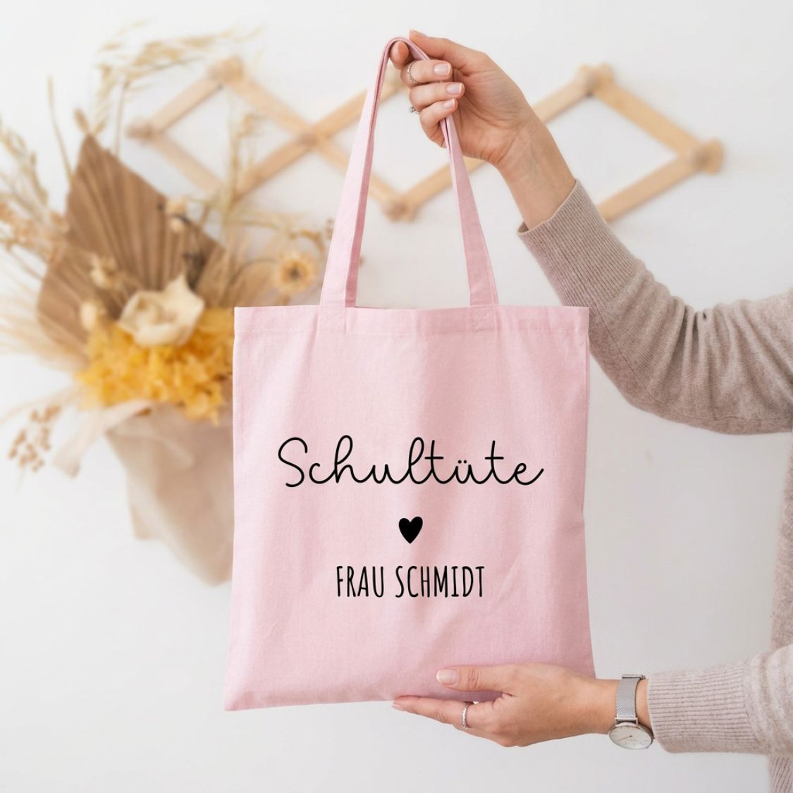 Stoffbeutel - Schultüte für Lehrer - wunderwunsch