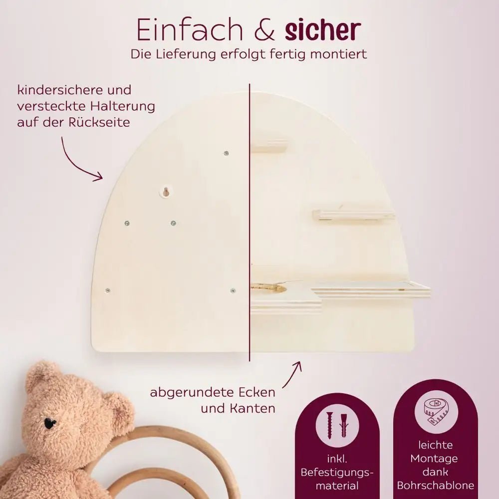 Toniebox Regal Holz - Dinos - wunderwunsch