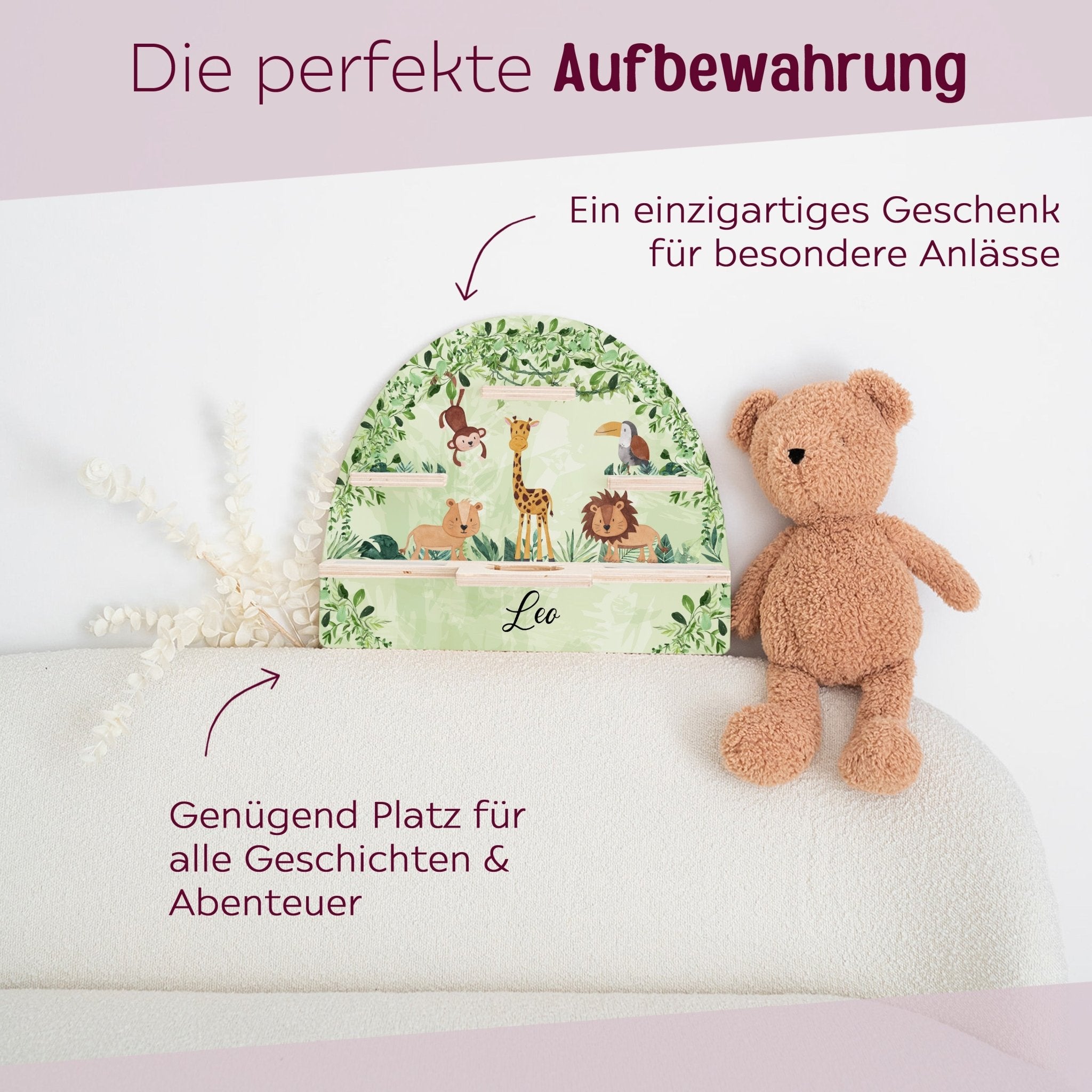 Toniebox Regal Holz - Safari - wunderwunsch