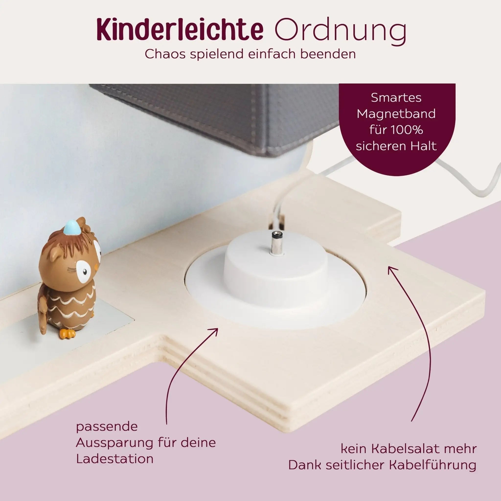 Toniebox Regal Holz - Wolkentier Aquarell - wunderwunsch