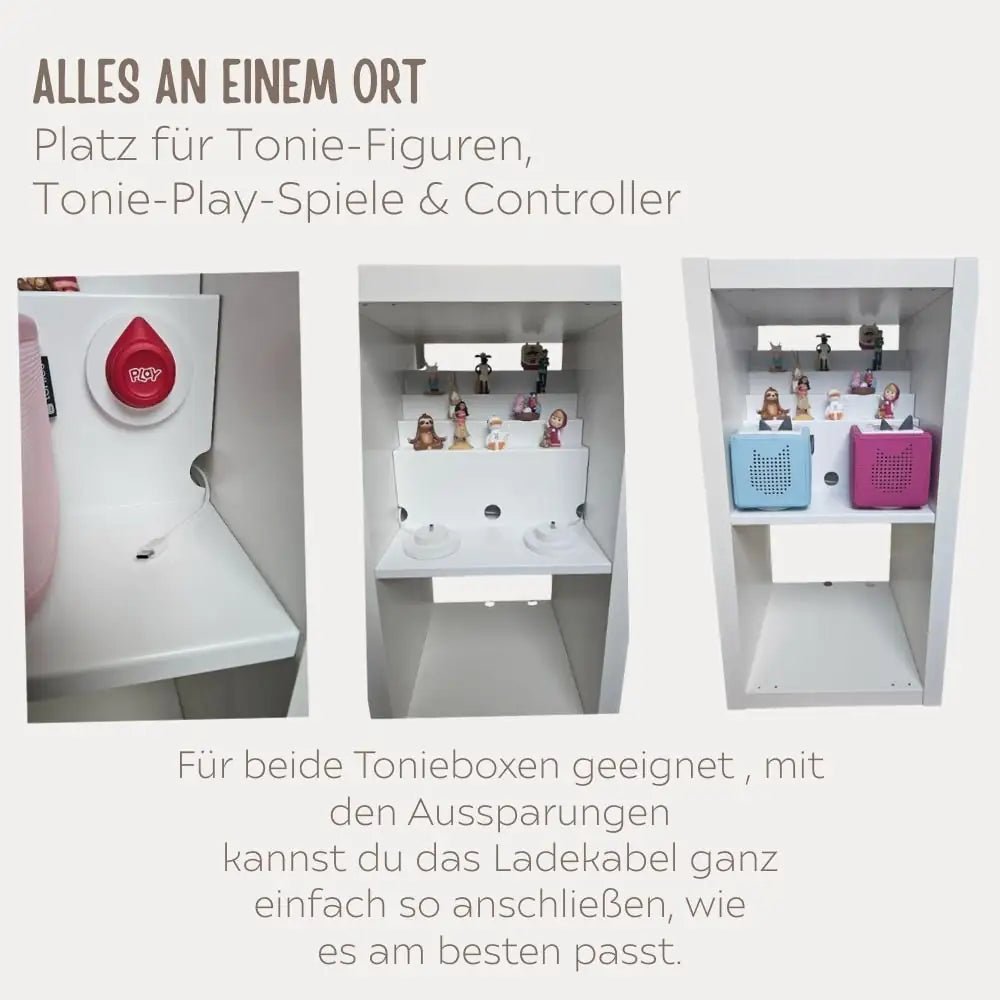 Tonieregal - Einsatz „Tribüne“ für IKEA® Kallax - Regal - wunderwunsch