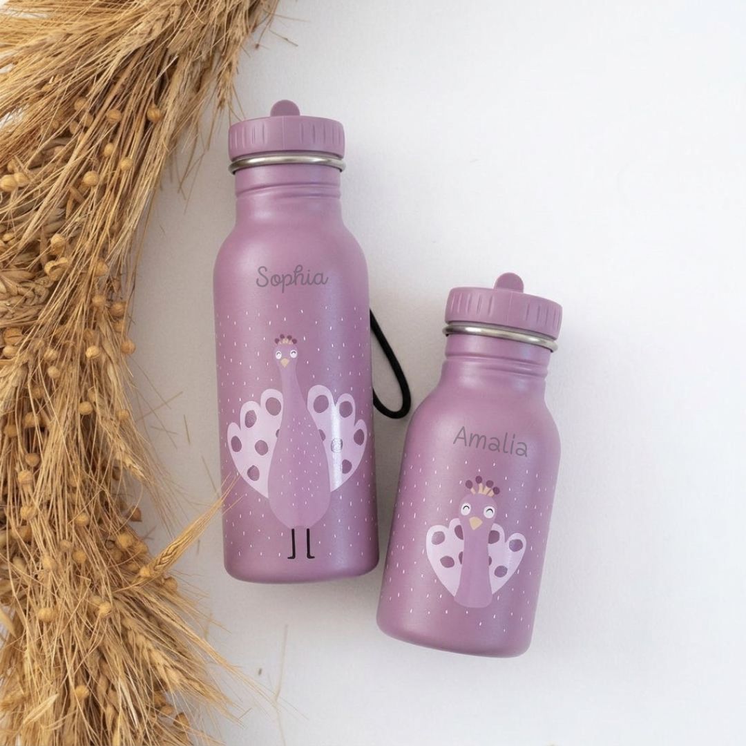 TRIXIE Kinder Trinkflasche personalisiert - Tiere - wunderwunsch