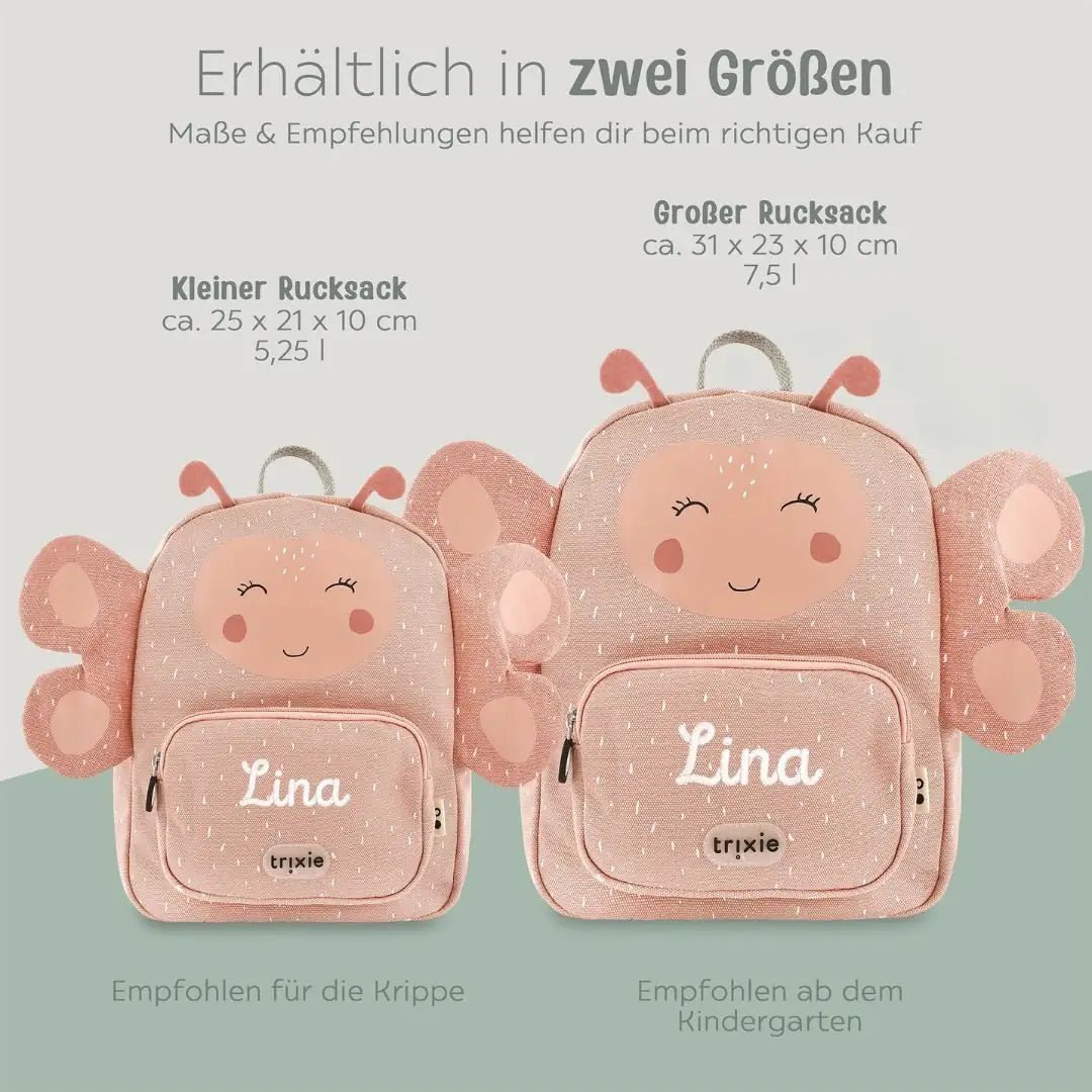 TRIXIE Kindergartenrucksack personalisiert - Tiere - wunderwunsch
