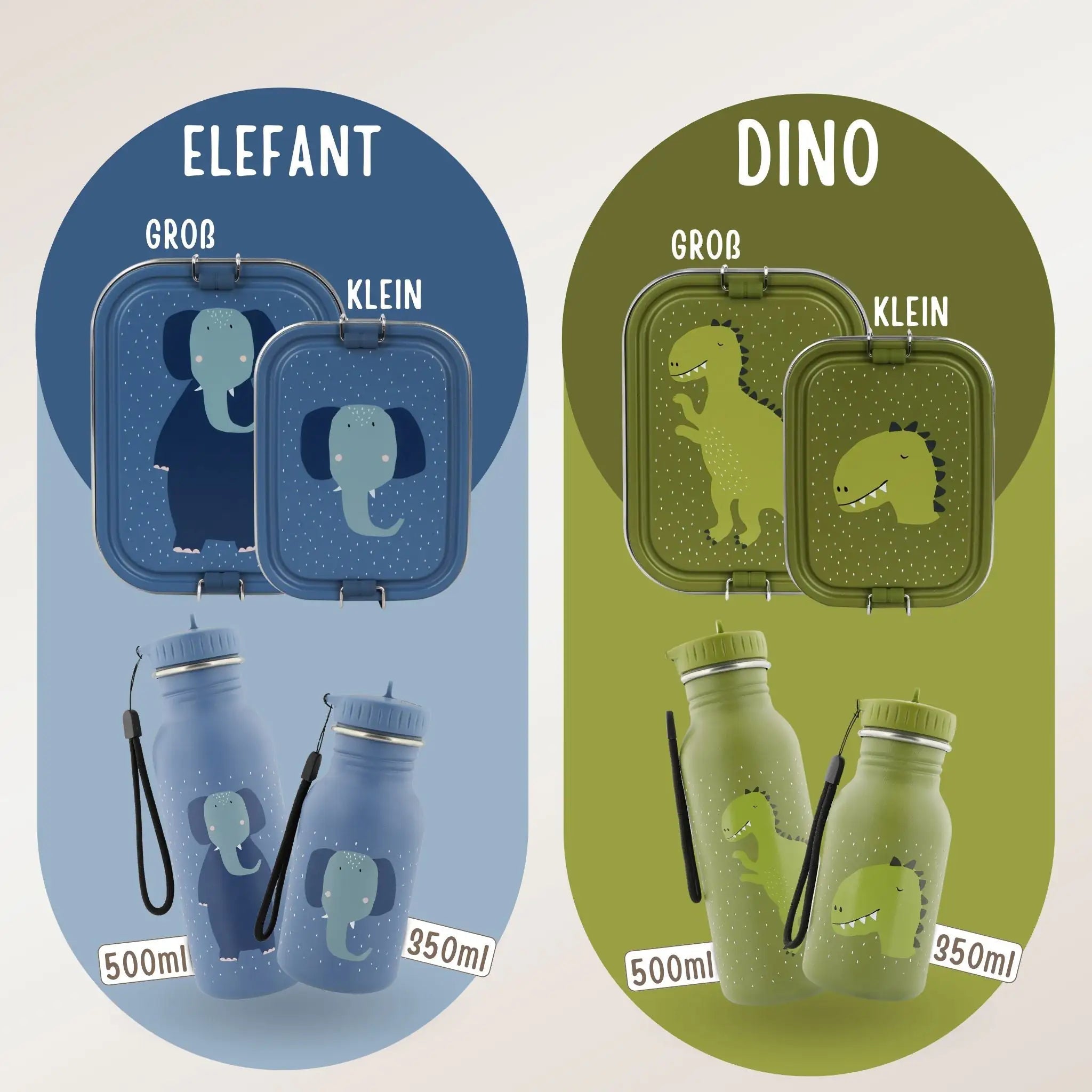 TRIXIE Lunch - Set - Brotdose & Trinkflasche - Katze - wunderwunsch
