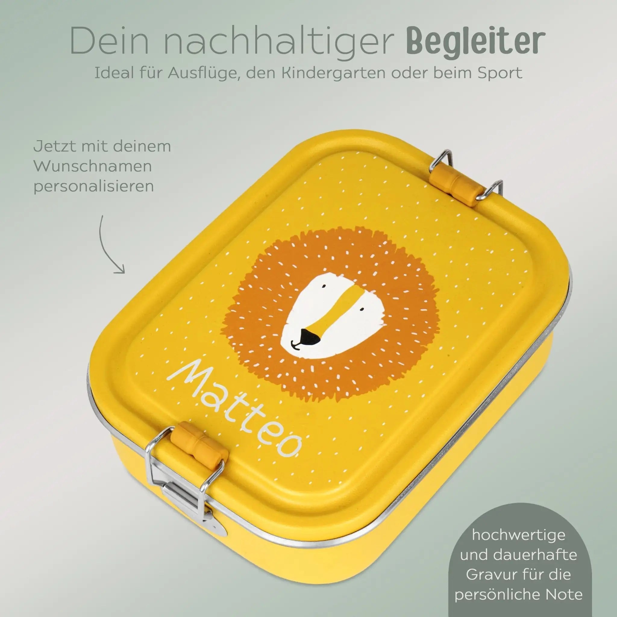 TRIXIE Lunchbox Edelstahl Tier personalisiert - wunderwunsch