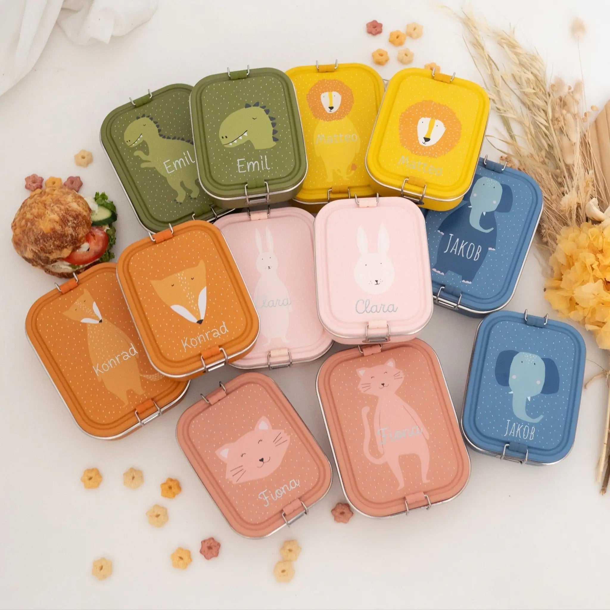 TRIXIE Lunchbox Edelstahl Tier personalisiert - wunderwunsch
