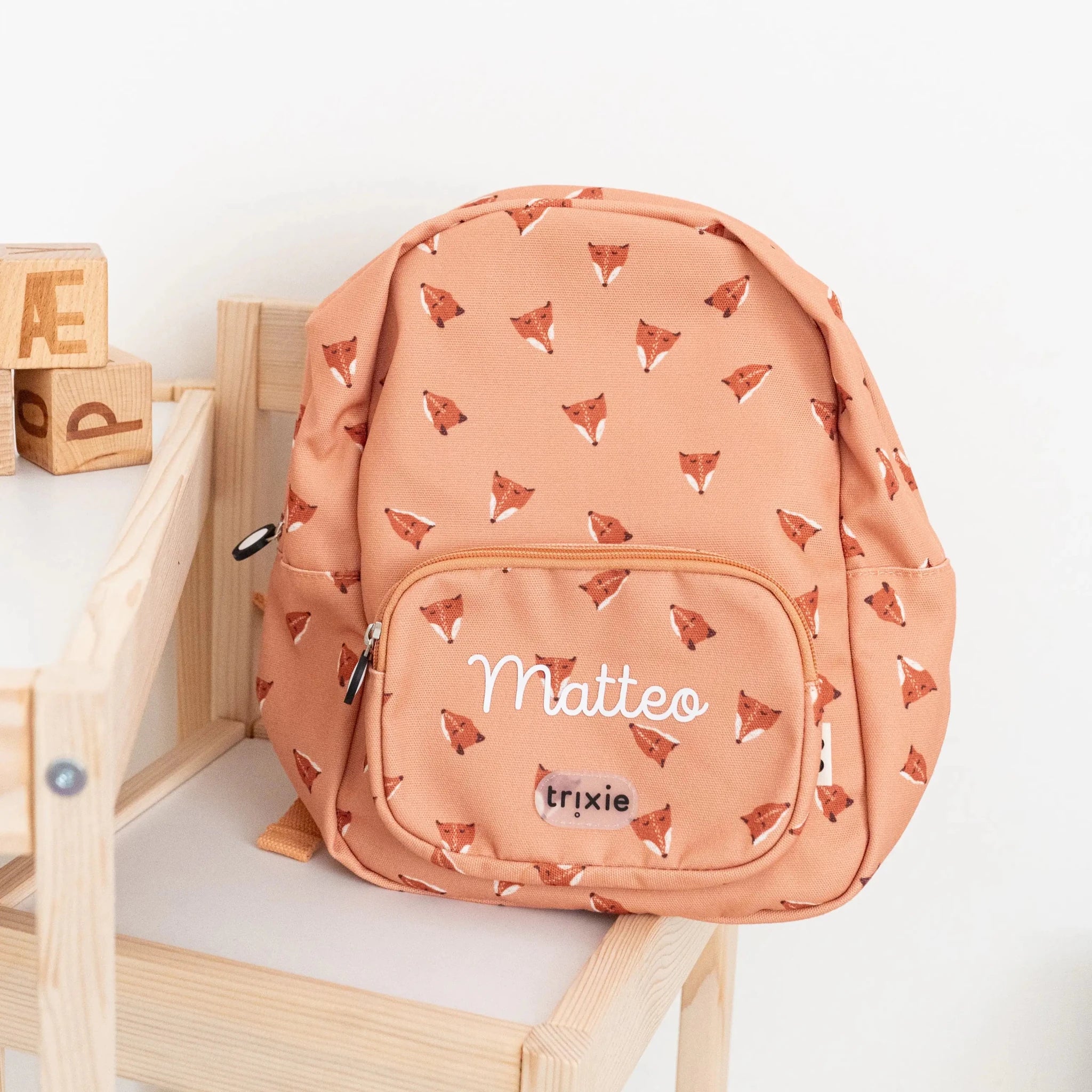 TRIXIE Rucksack mit Tierprint - personalisierbar - wunderwunsch