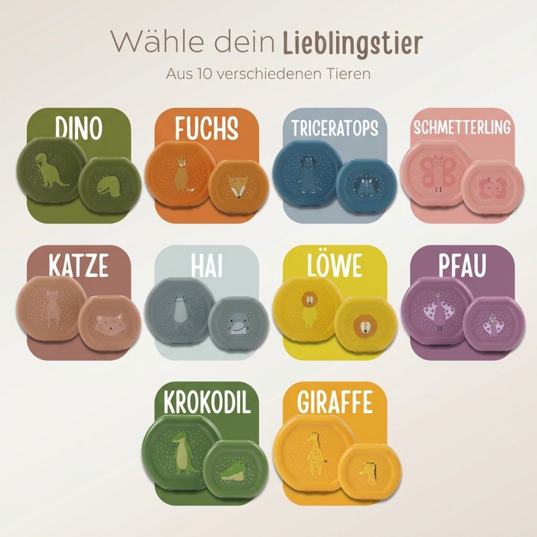 TRIXIE Snackbox rund 2er Set personalisiert - wunderwunsch