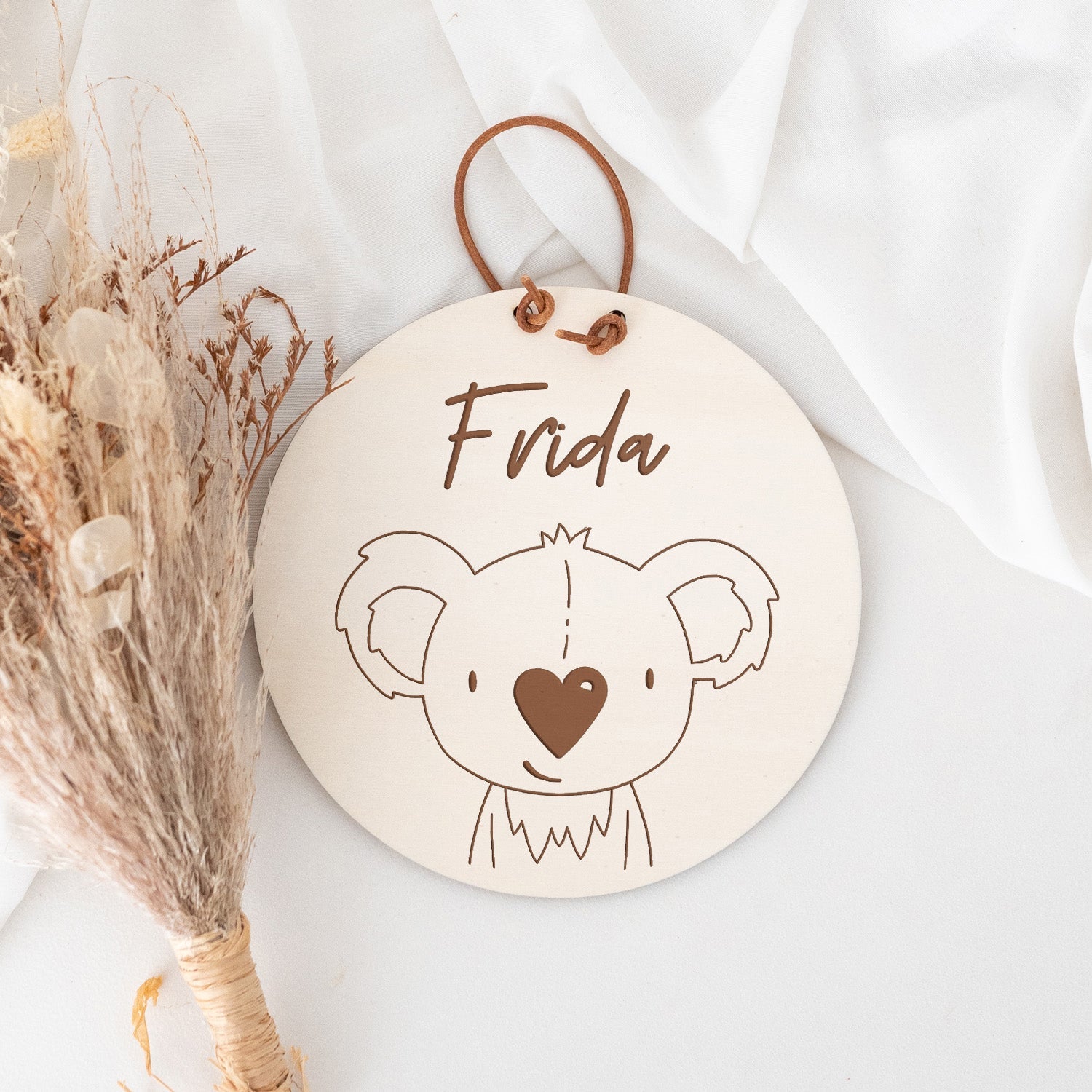 Türschild Kinderzimmer personalisiert - Tier Gravur - wunderwunsch