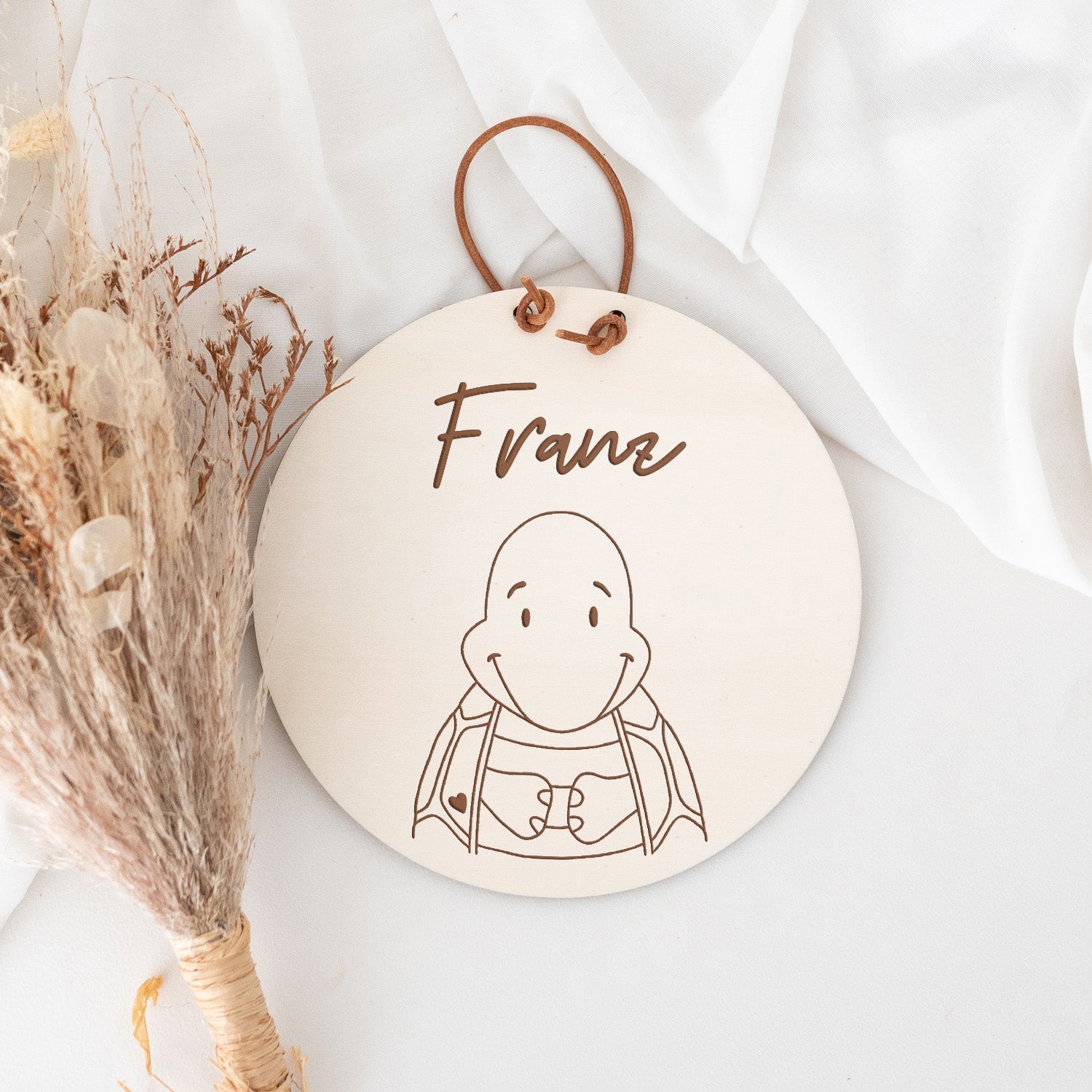 Türschild Kinderzimmer personalisiert - Tier Gravur - wunderwunsch