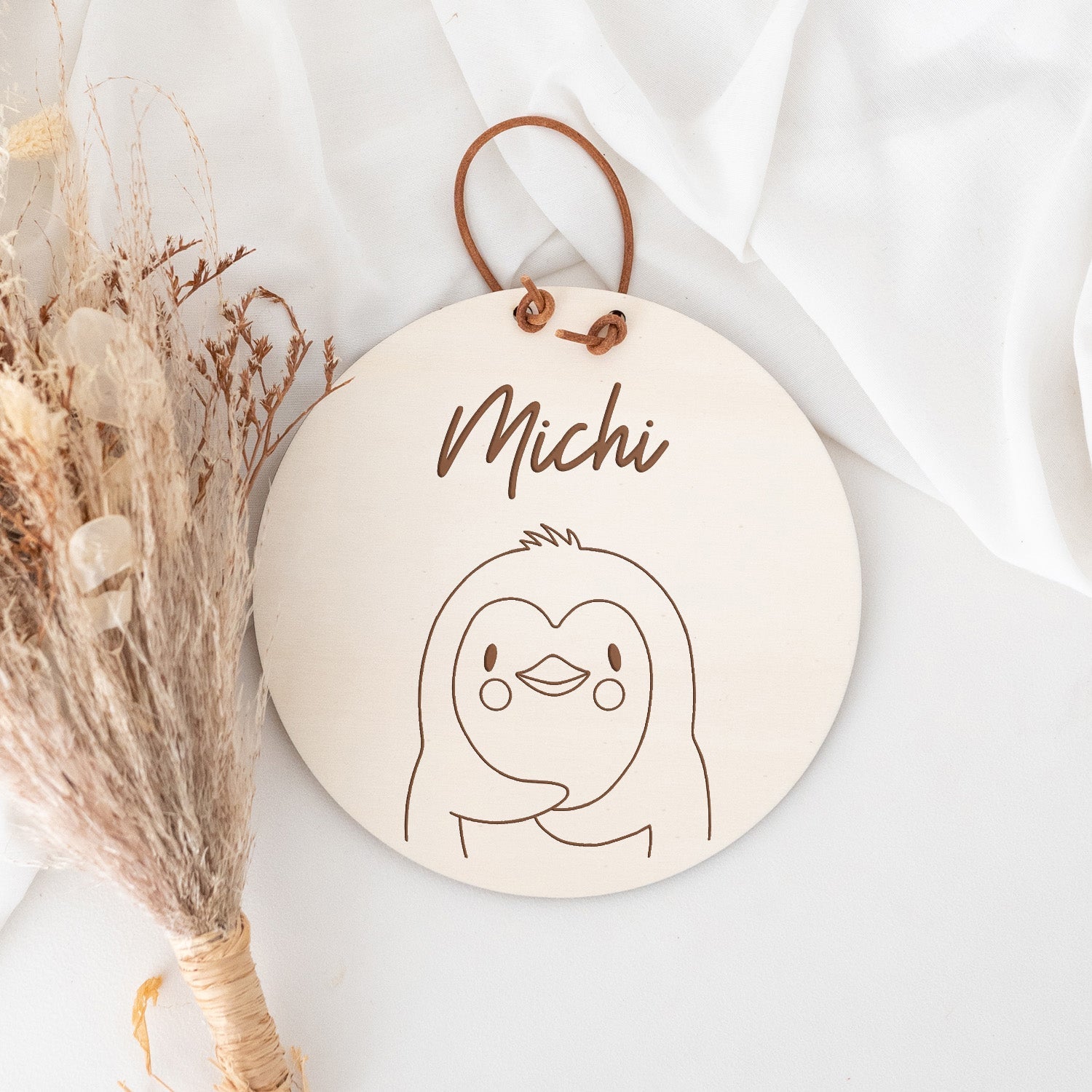 Türschild Kinderzimmer personalisiert - Tier Gravur - wunderwunsch
