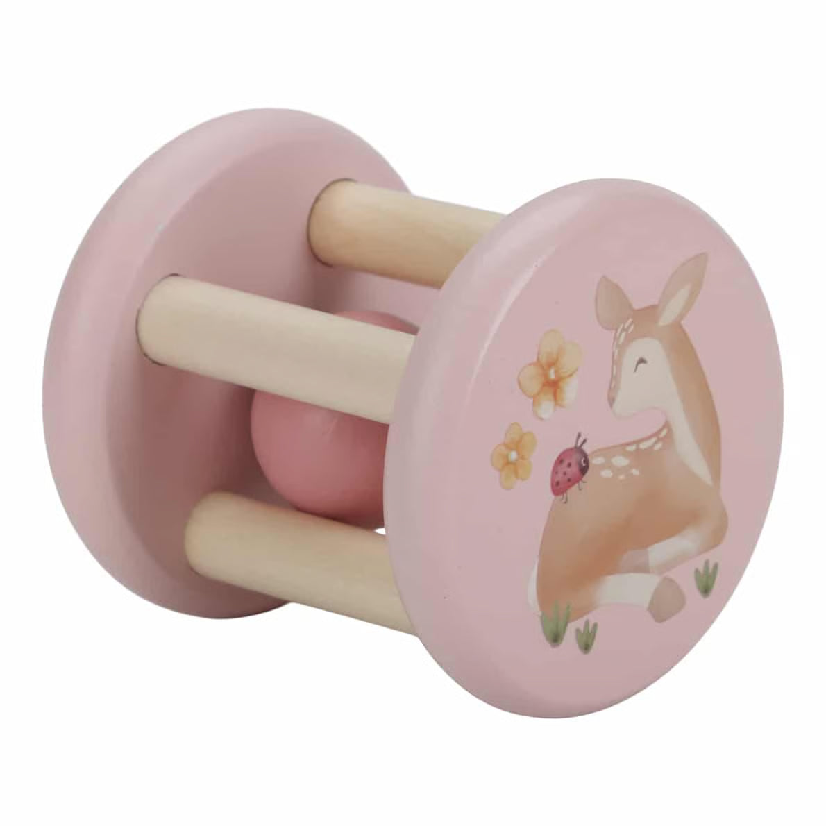 LITTLE DUTCH Rasselroller - Fairy Garden rosa