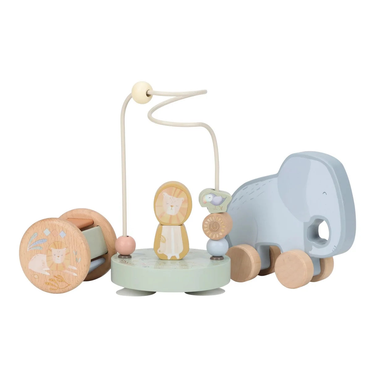 LITTLE DUTCH Geschenkset Holz - Safari Friends