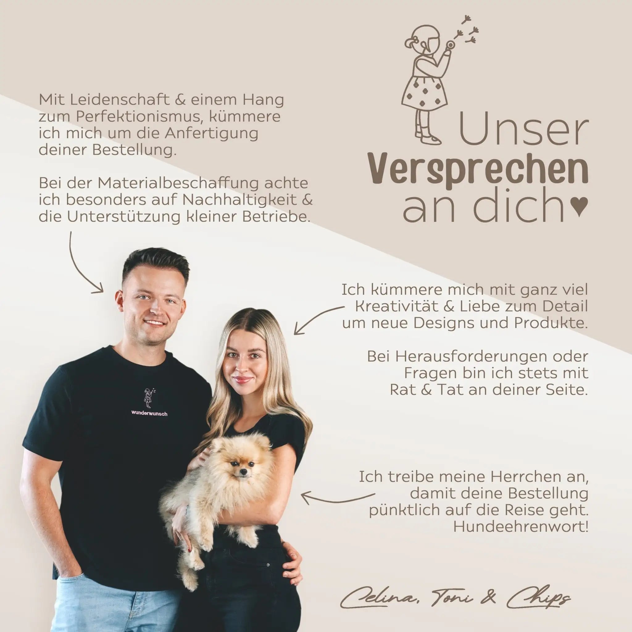 Zeugnismappe Stoff personalisiert - Blumenkranz Aquarell - wunderwunsch