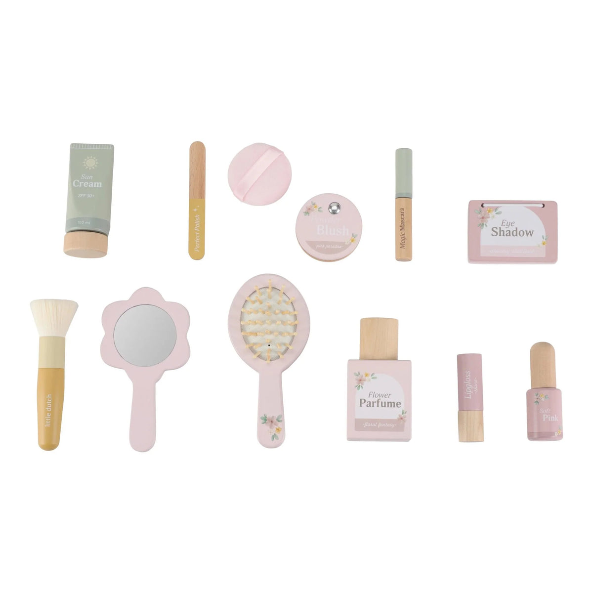 LITTLE DUTCH Holz Make-up-Set - Blumen - Essentials