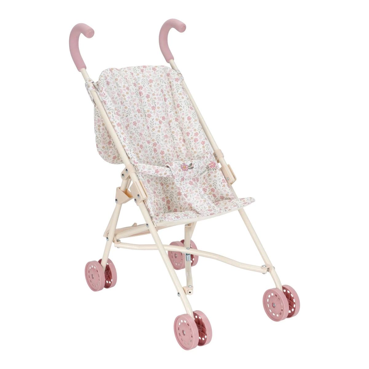LITTLE DUTCH Puppenbuggy klappbar - Soft Flowers rosa