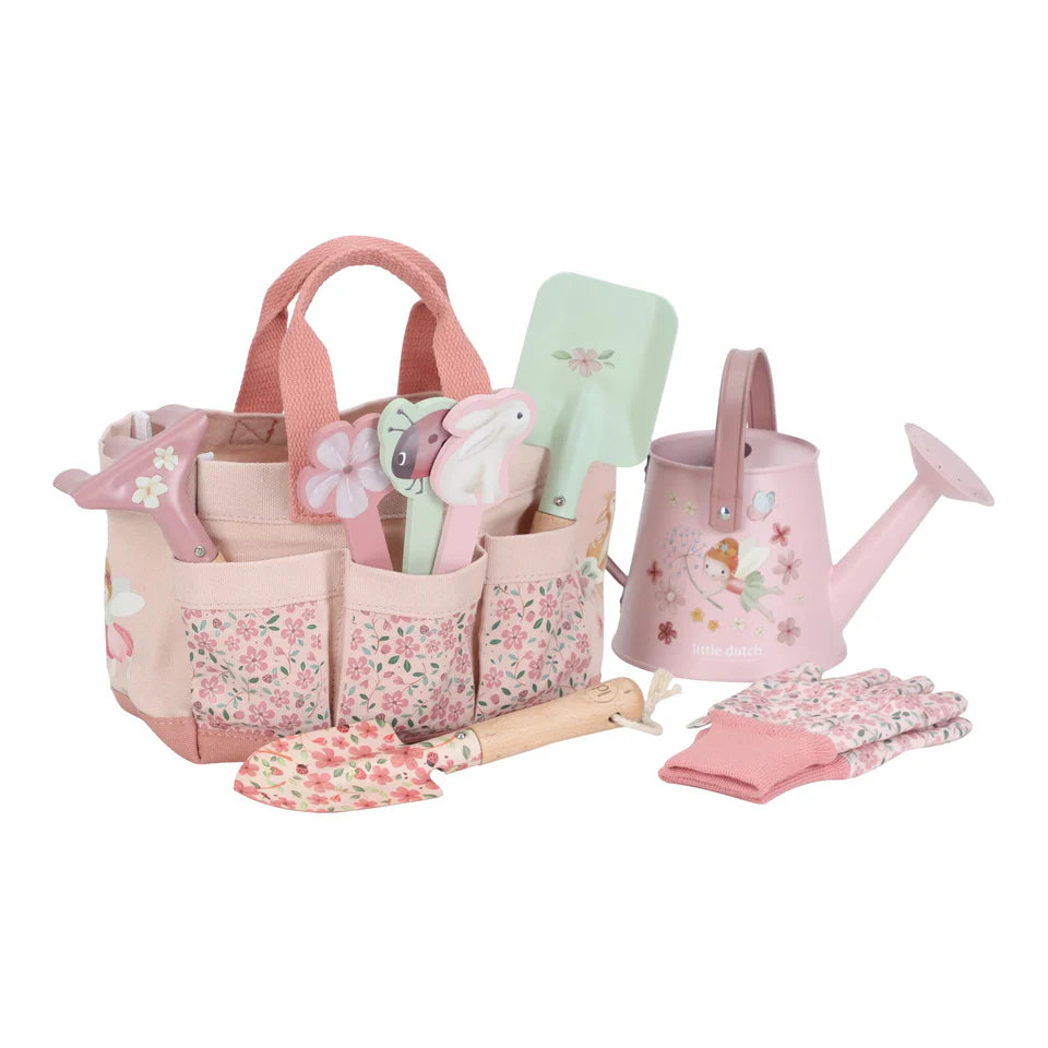 LITTLE DUTCH Garten Geschenkset 5-teilig - Fairy Garden rosa