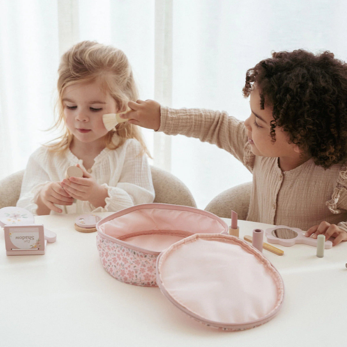 LITTLE DUTCH Holz Make-up-Set - Blumen - Essentials