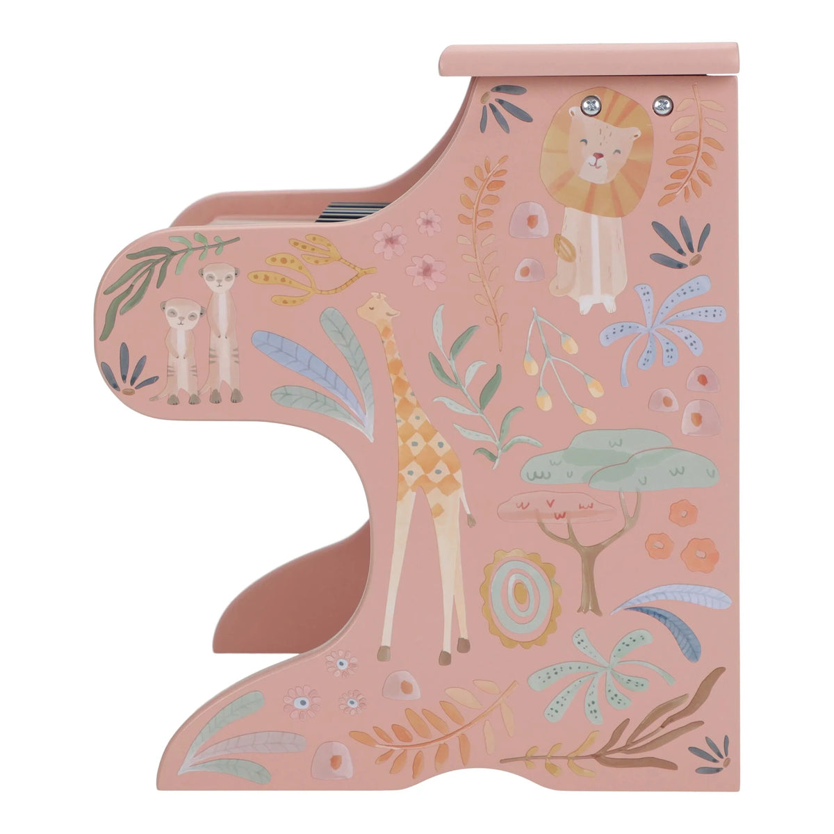 LITTLE DUTCH Holz Klavier - Rosa - Safari Friends
