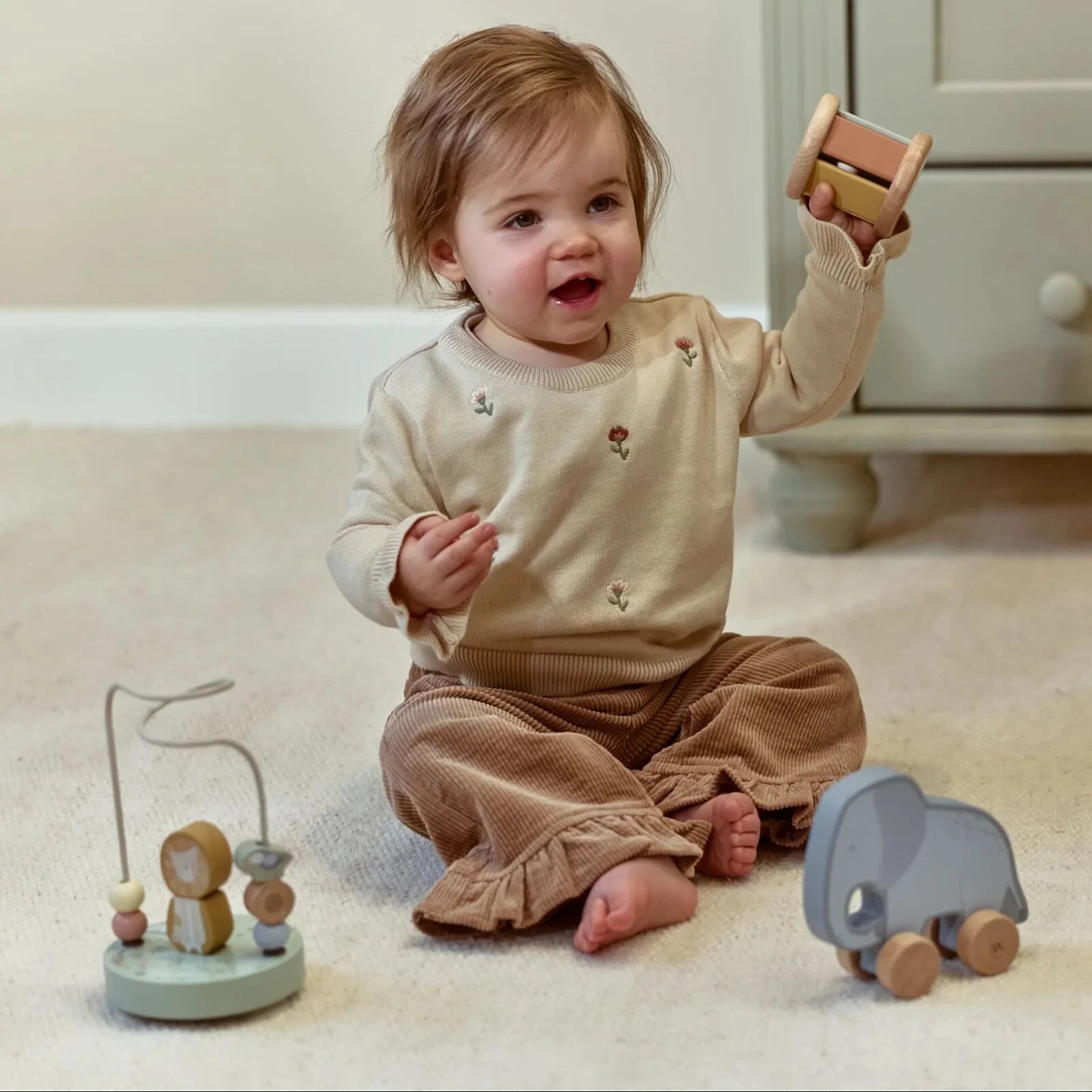 LITTLE DUTCH Geschenkset Holz - Safari Friends