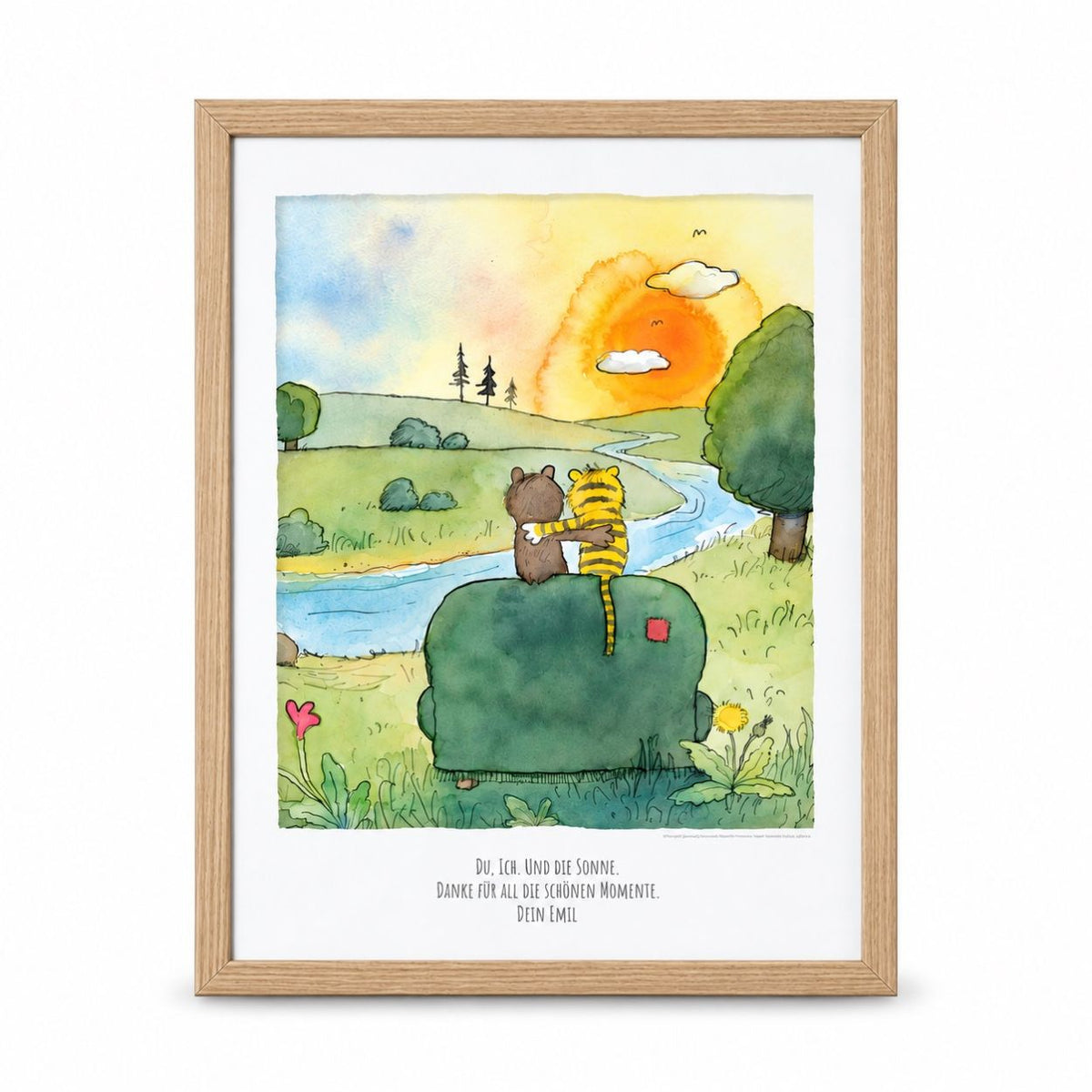 JANOSCH Poster - Sonnenuntergang
