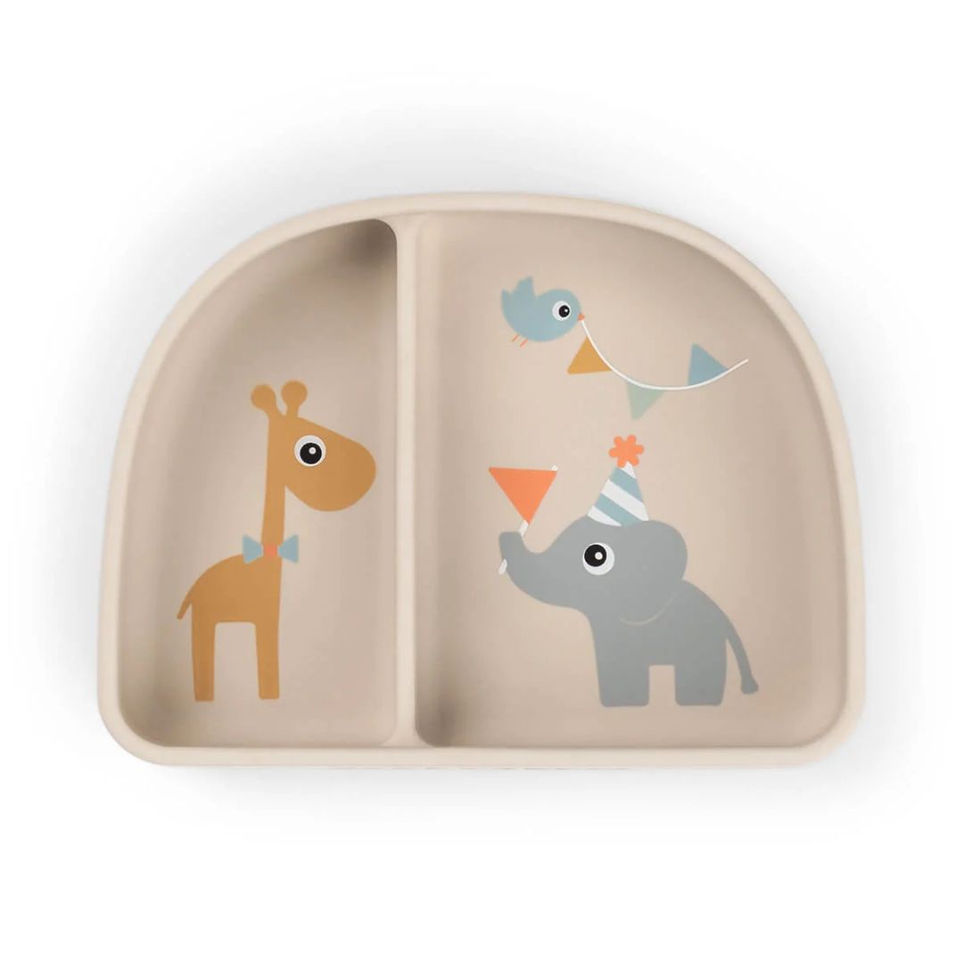 DONEBYDEER Silikon Schale mit Saugnapf - Party Tiere