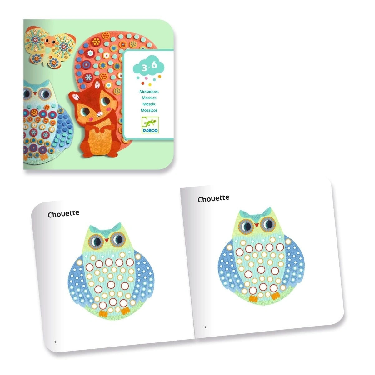DJECO Mosaikspiel - Tiere